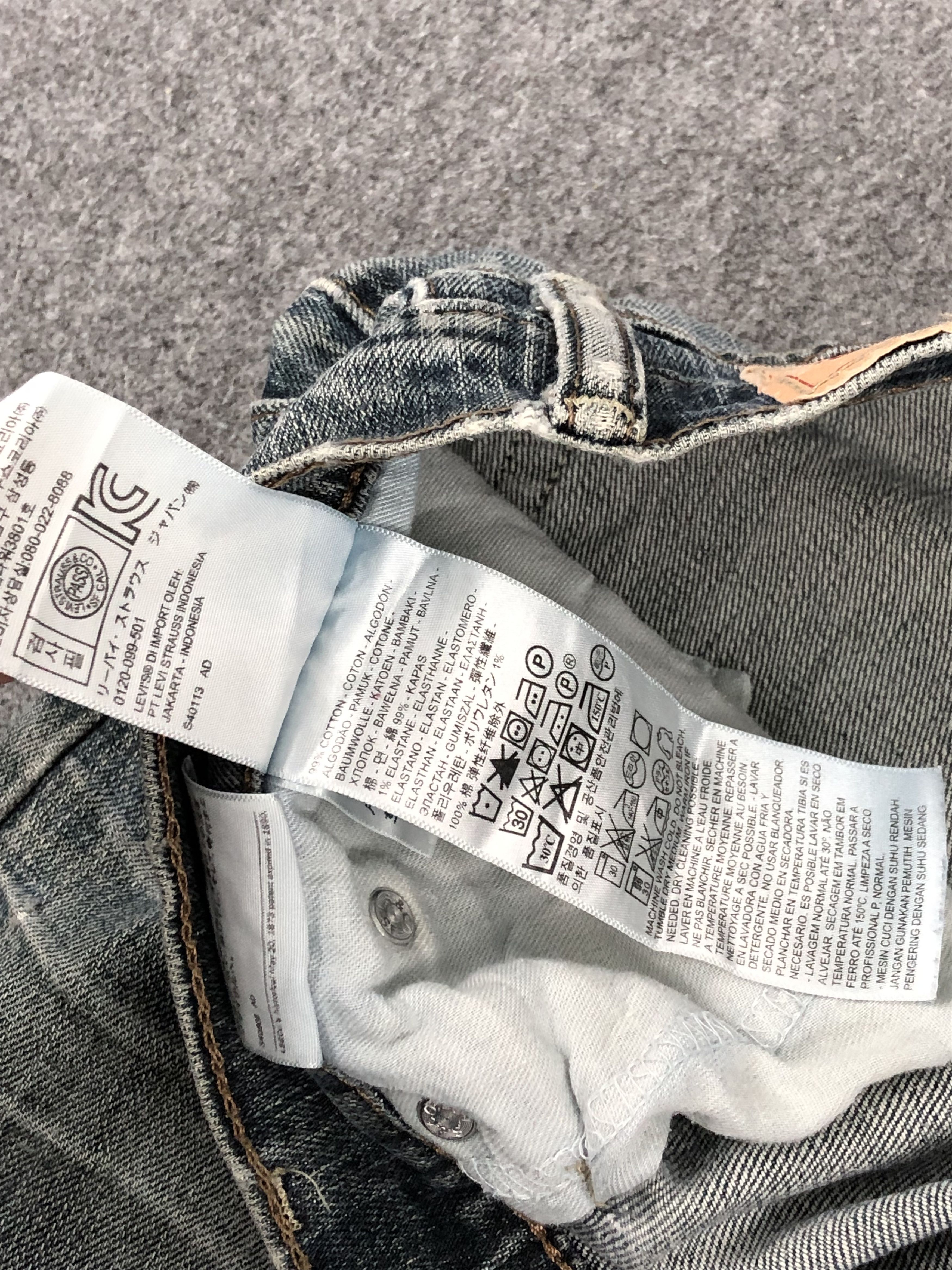 Levi's Blue Faded Vintage Levis 514 Jeans DP1451 Size US 32 / EU 48 - 8 Thumbnail