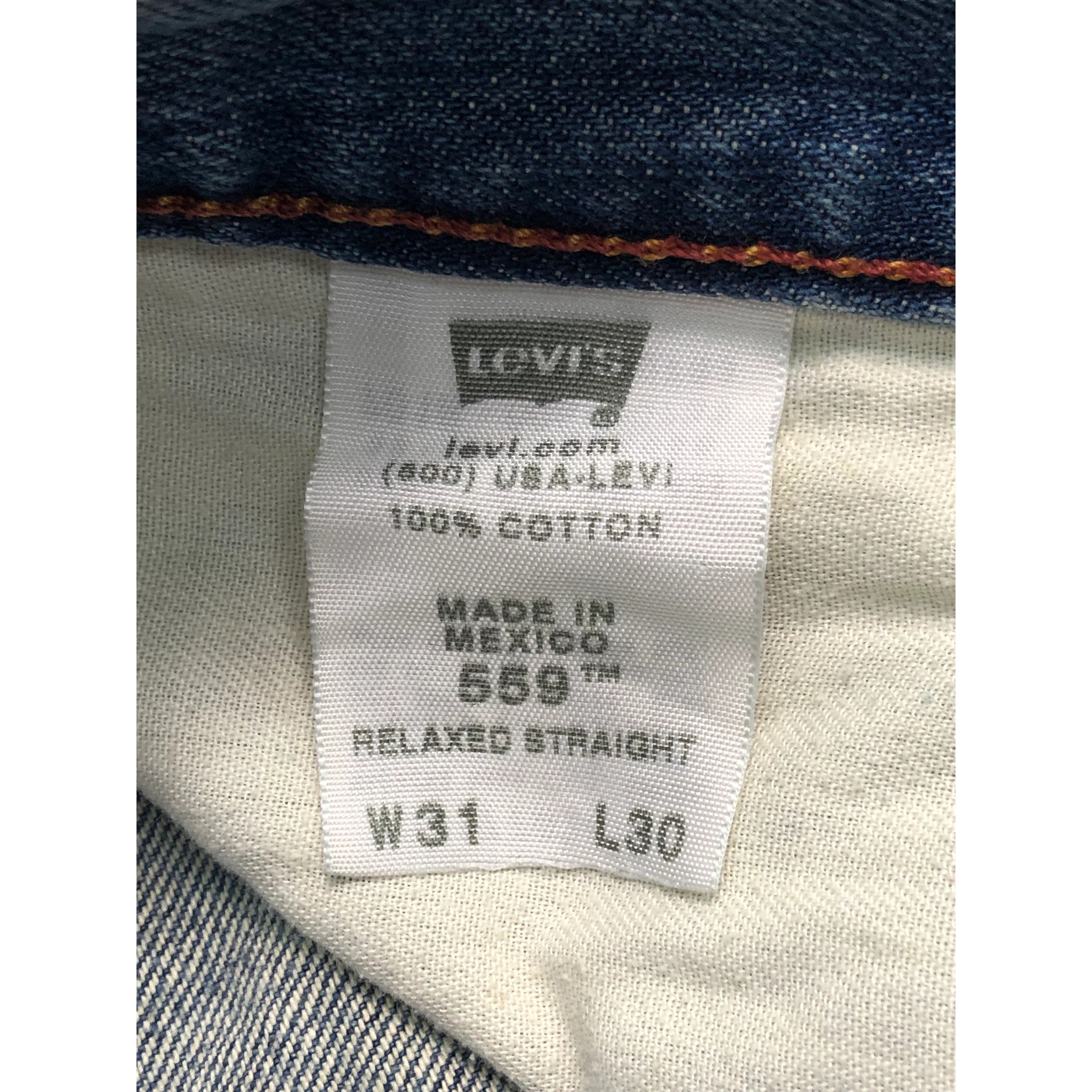 Levi's Vintage Levis 559 Jeans DP0481 Size US 32 / EU 48 - 8 Thumbnail