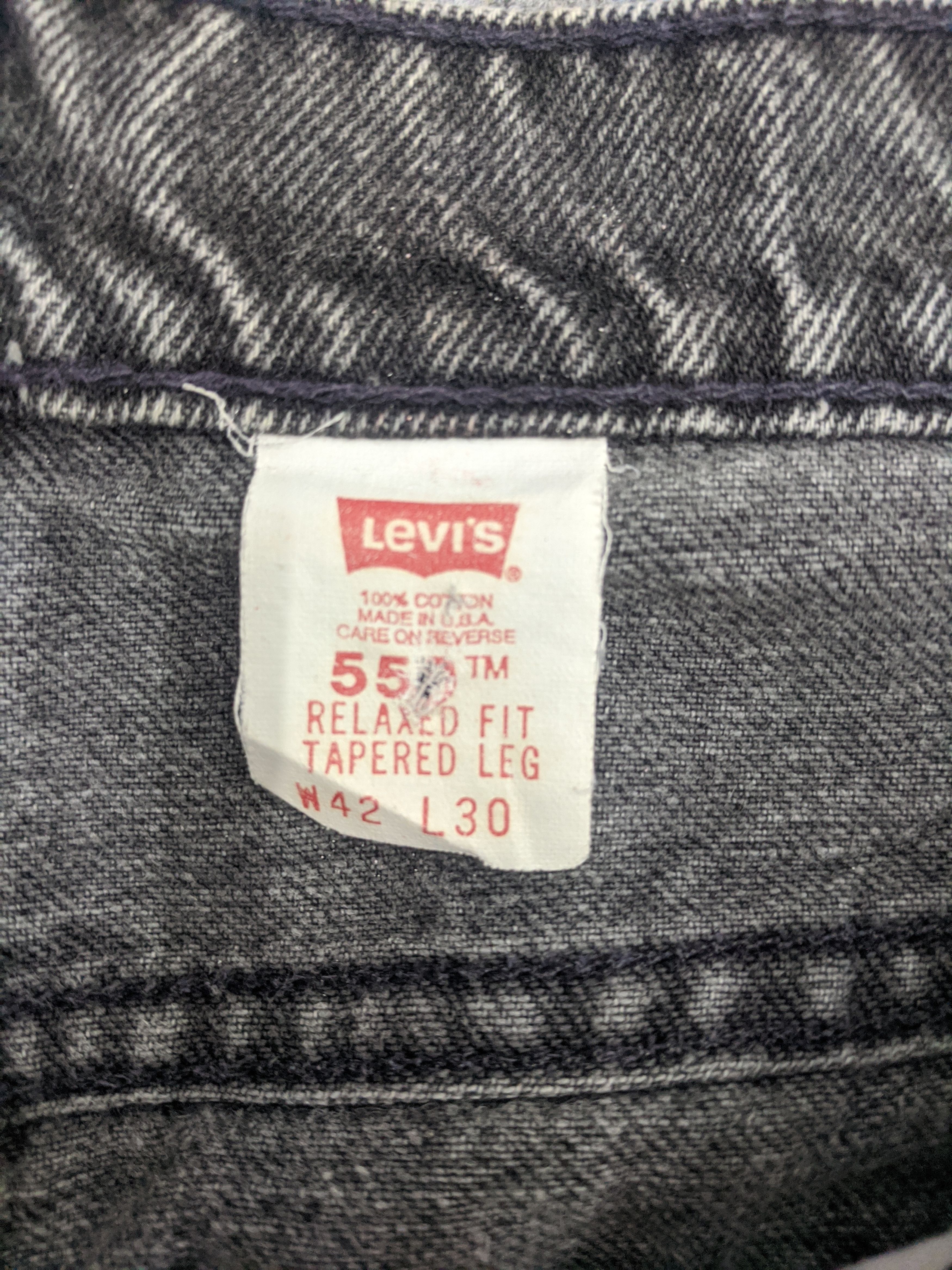 Levi's Vintage 90s Levis 550 Orange Tab Jeans DP0803 Size US 32 / EU 48 - 6 Thumbnail