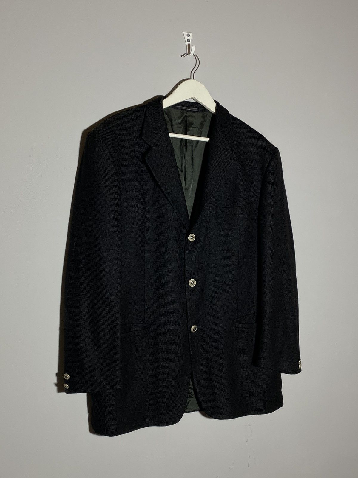 Vintage Vintage 90’s Versace Classic V2 wool blazer Size 40R - 2 Thumbnail
