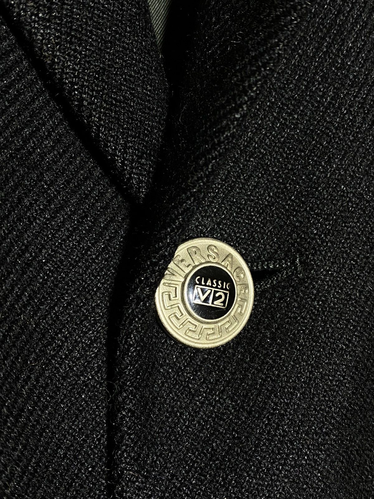 Vintage Vintage 90’s Versace Classic V2 wool blazer Size 40R - 9 Thumbnail