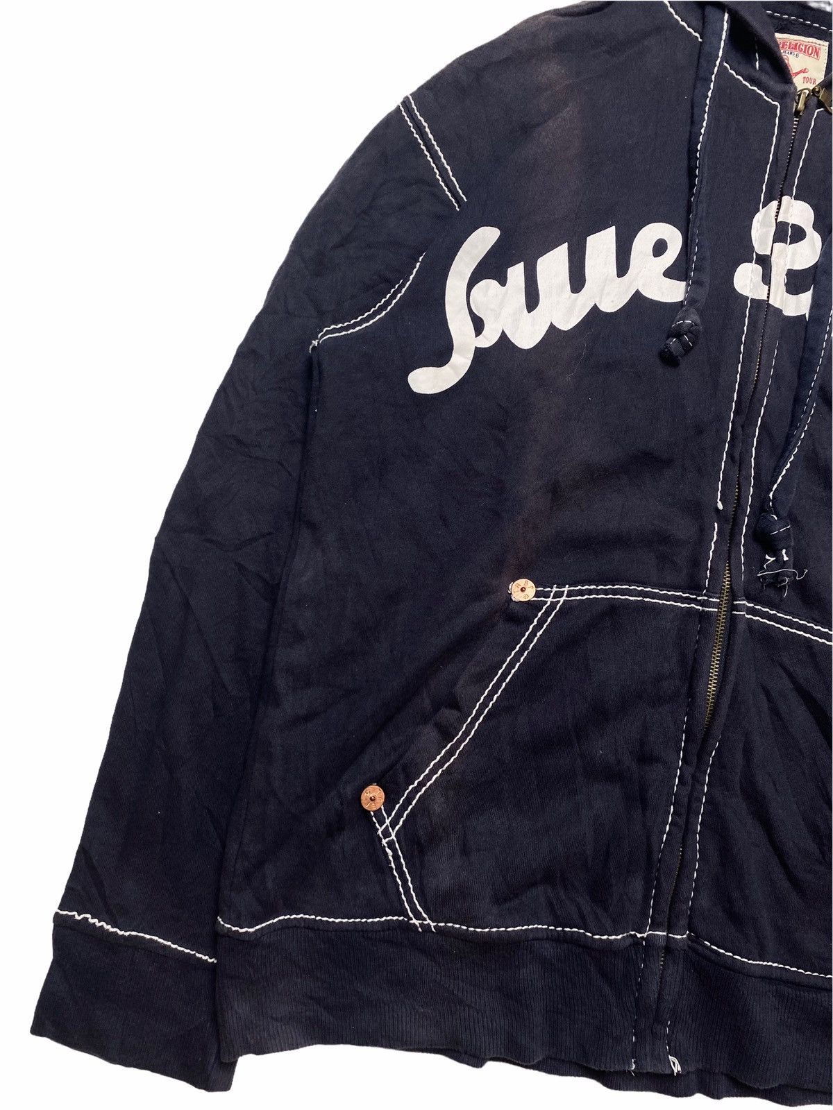 True Religion 2000s True Religion - OG Contrast Stitching Zip Hoodie Size US L / EU 52-54 / 3 - 4 Thumbnail