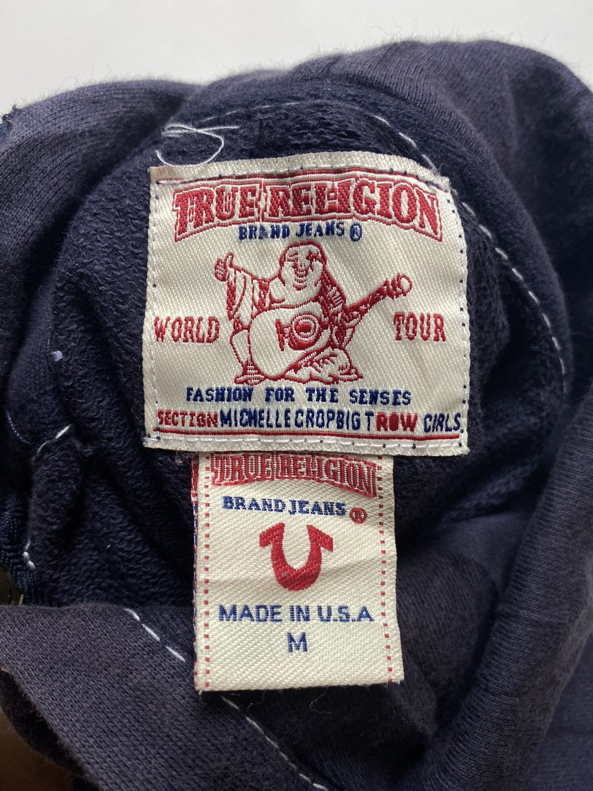True Religion 2000s True Religion - OG Contrast Stitching Zip Hoodie Size US L / EU 52-54 / 3 - 10 Thumbnail