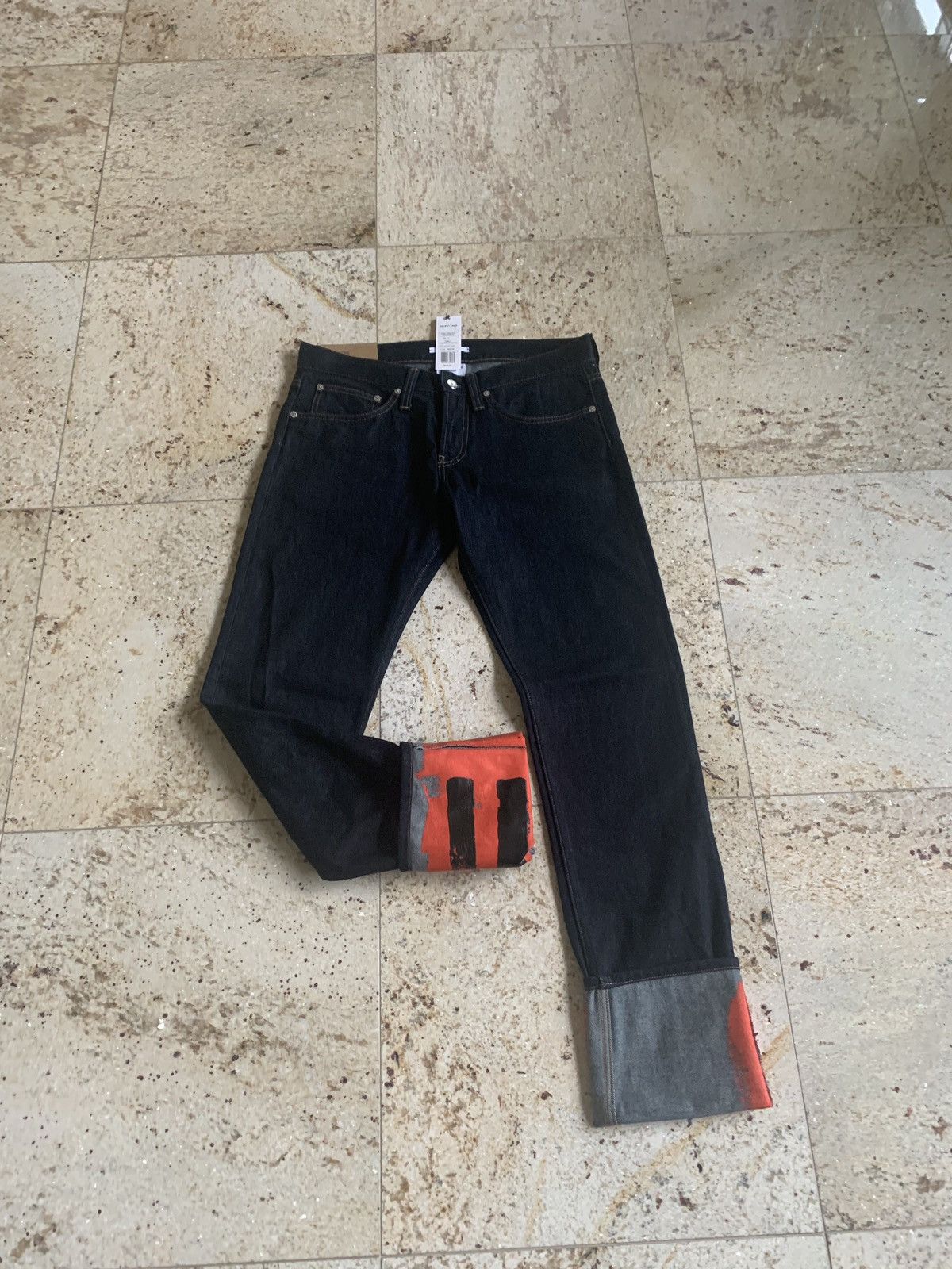 Helmut Lang Josephine Masc Lo Drainpipe Denim Size US 29 - 1 Thumbnail