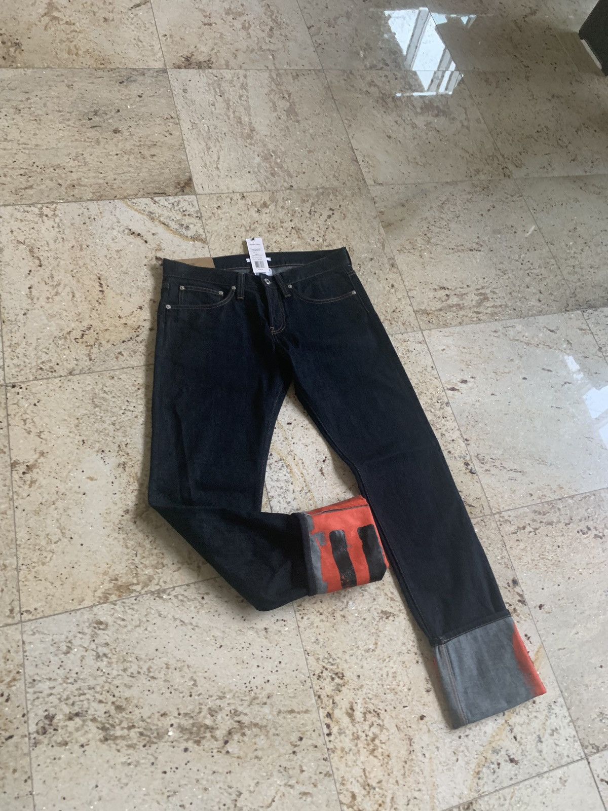 Helmut Lang Josephine Masc Lo Drainpipe Denim Size US 29 - 3 Thumbnail