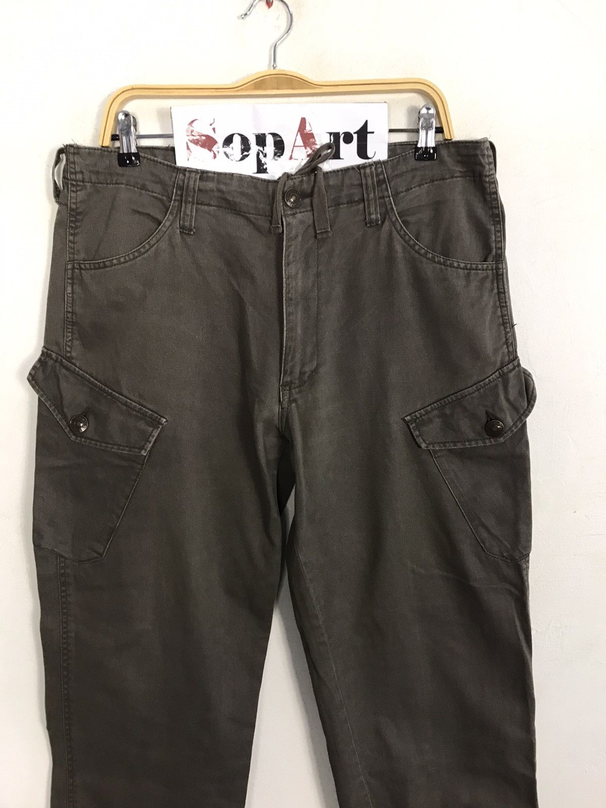 Japanese Brand Vintage Dog Hunting Cargo Pocket Casual Pants Size US 36 / EU 52 - 3 Thumbnail