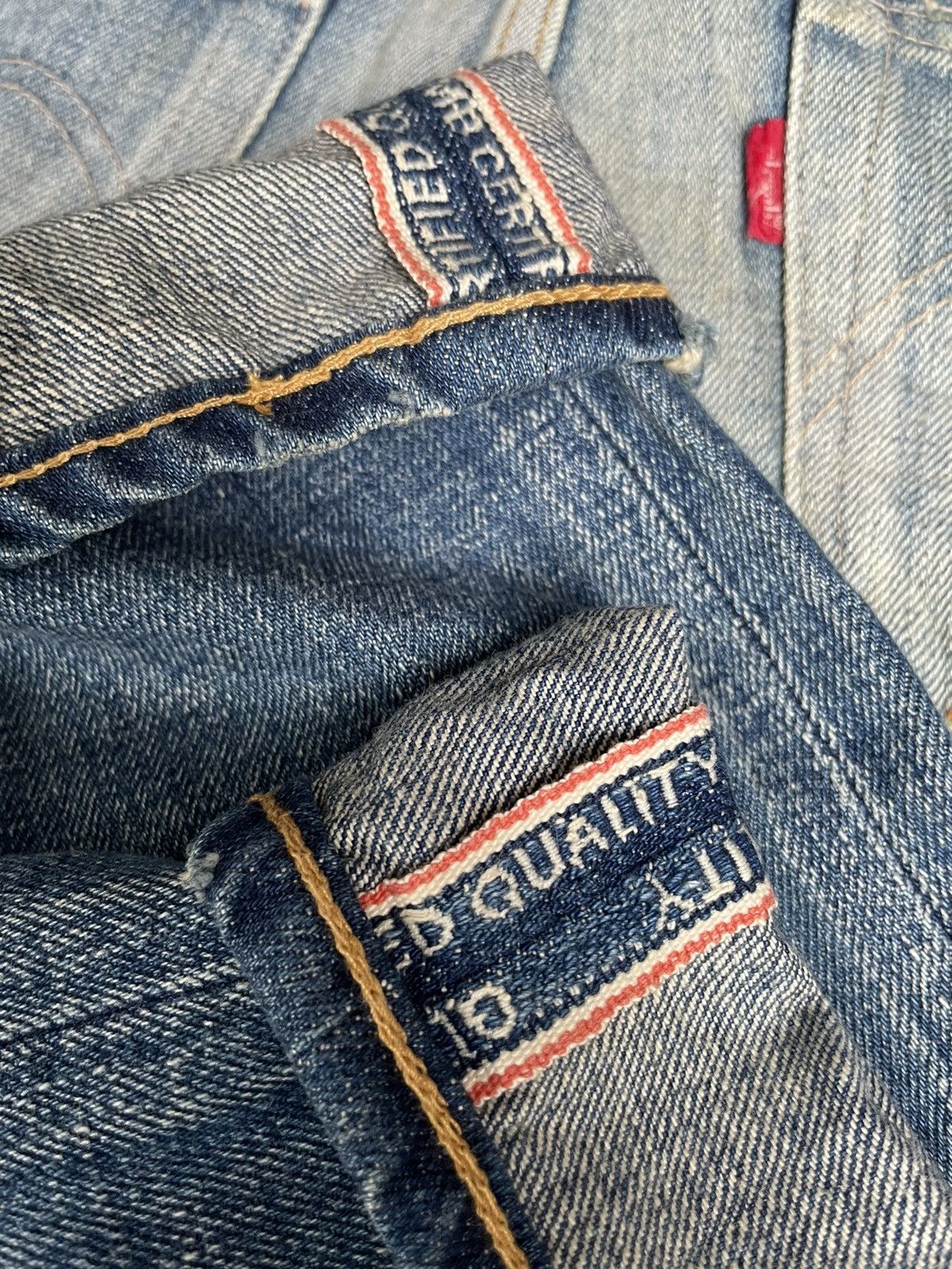 Japanese Brand Glamb Japan Selvedge Aging Distressed Rework Denim Size US 32 / EU 48 - 18 Thumbnail