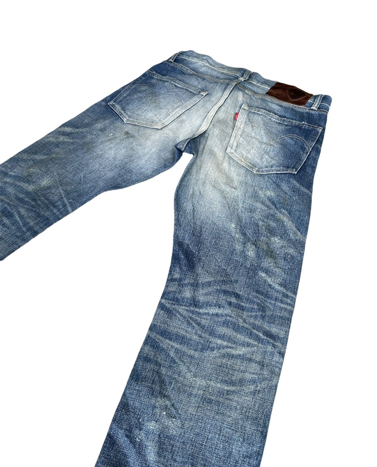 Japanese Brand Glamb Japan Selvedge Aging Distressed Rework Denim Size US 32 / EU 48 - 11 Thumbnail