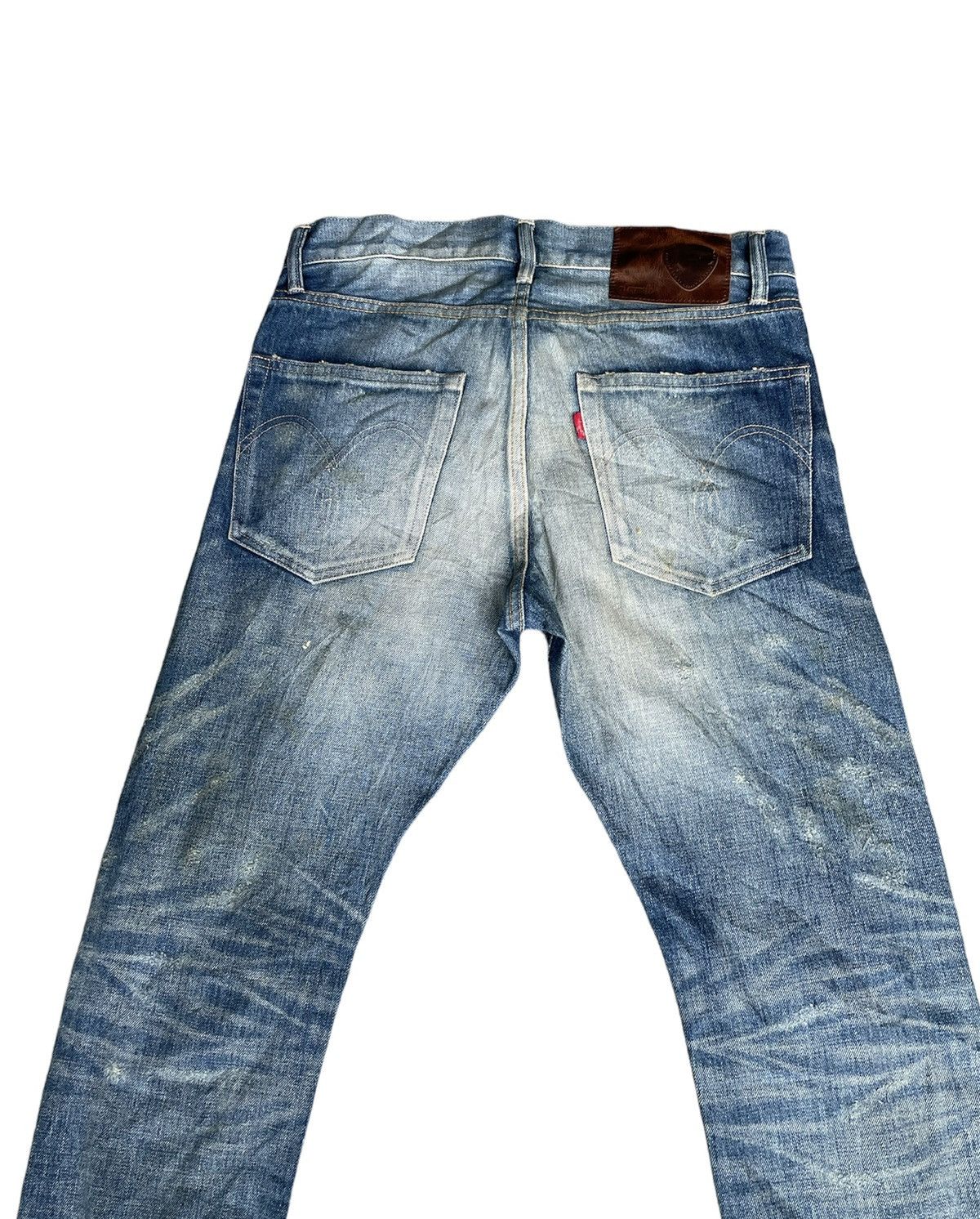Japanese Brand Glamb Japan Selvedge Aging Distressed Rework Denim Size US 32 / EU 48 - 12 Thumbnail