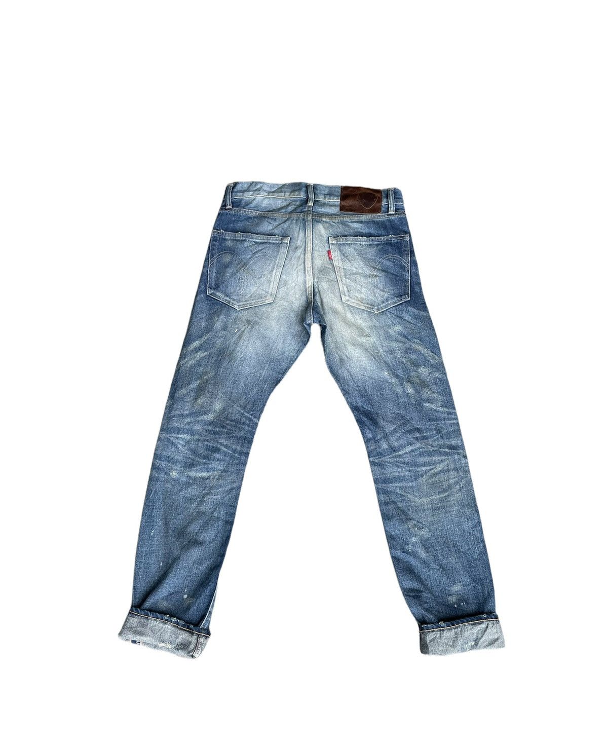 Japanese Brand Glamb Japan Selvedge Aging Distressed Rework Denim Size US 32 / EU 48 - 10 Thumbnail