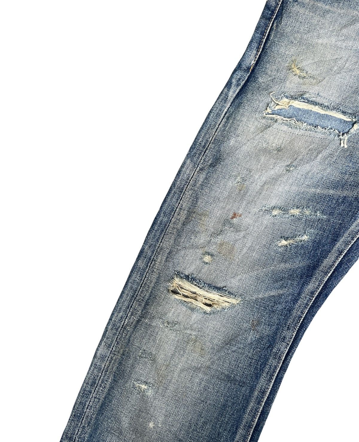 Japanese Brand Glamb Japan Selvedge Aging Distressed Rework Denim Size US 32 / EU 48 - 8 Thumbnail