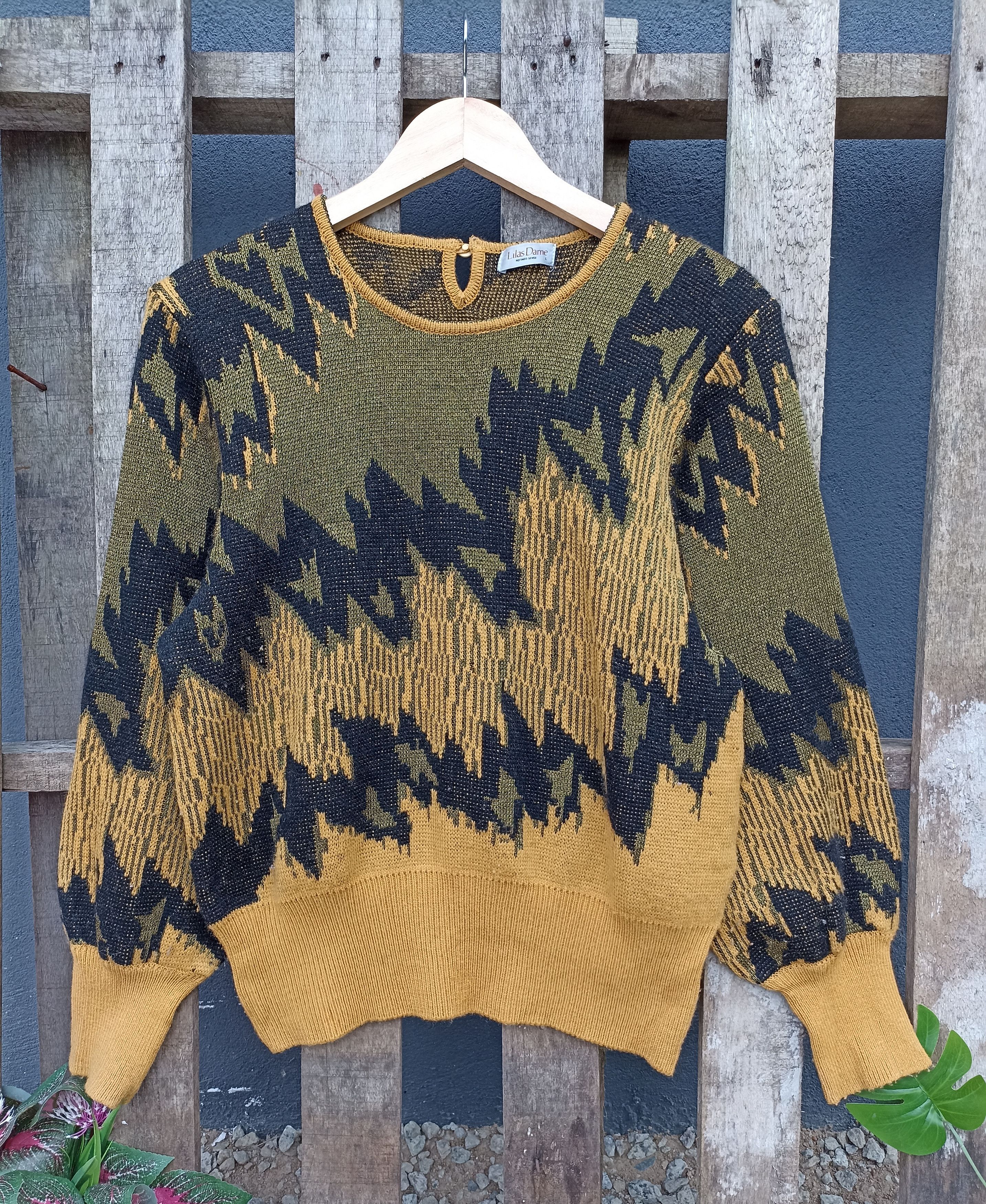 Homespun Knitwear × Japanese Brand Lilas Dame sweater Size L / US 10 / IT 46 - 1 Thumbnail