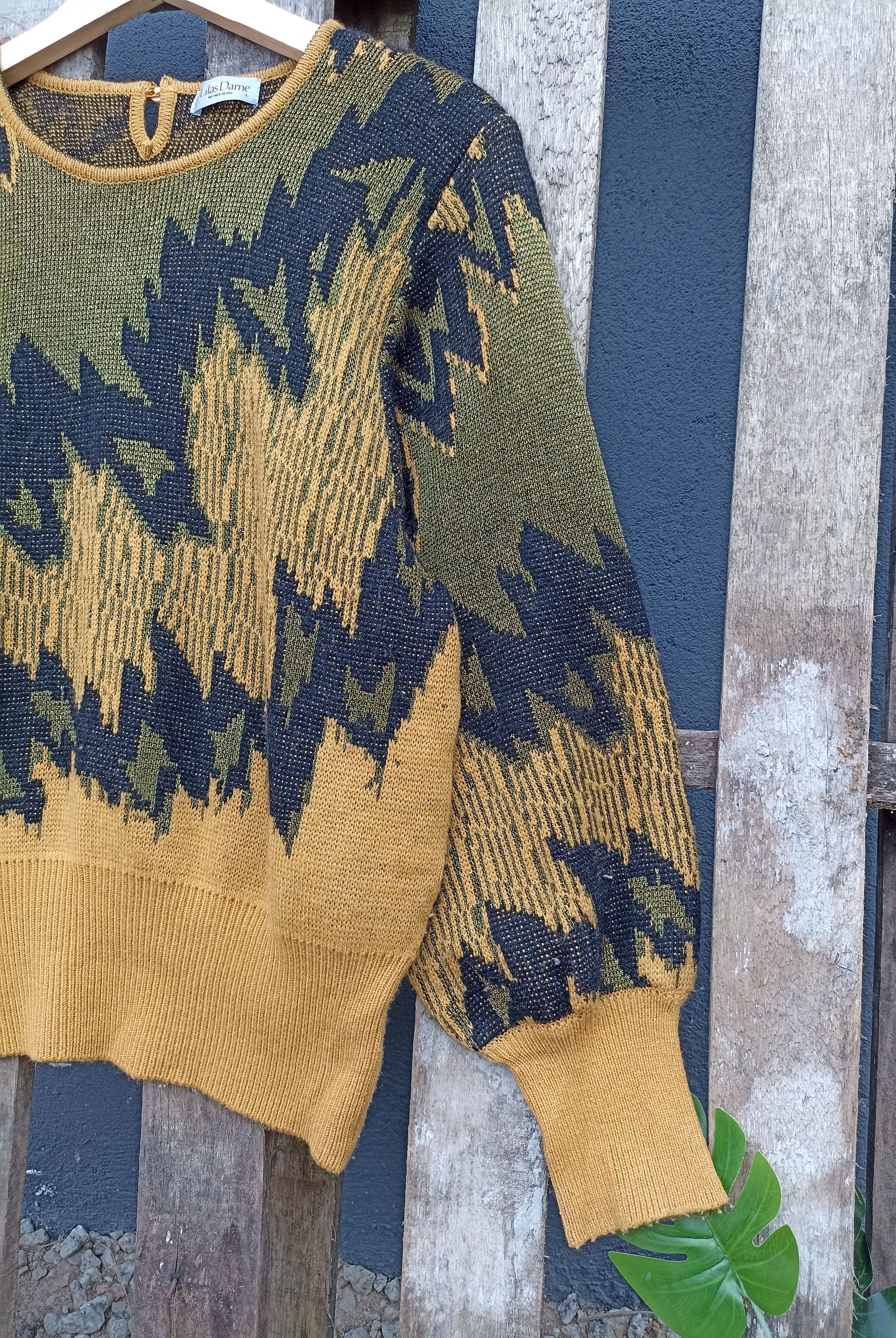 Homespun Knitwear × Japanese Brand Lilas Dame sweater Size L / US 10 / IT 46 - 2 Thumbnail