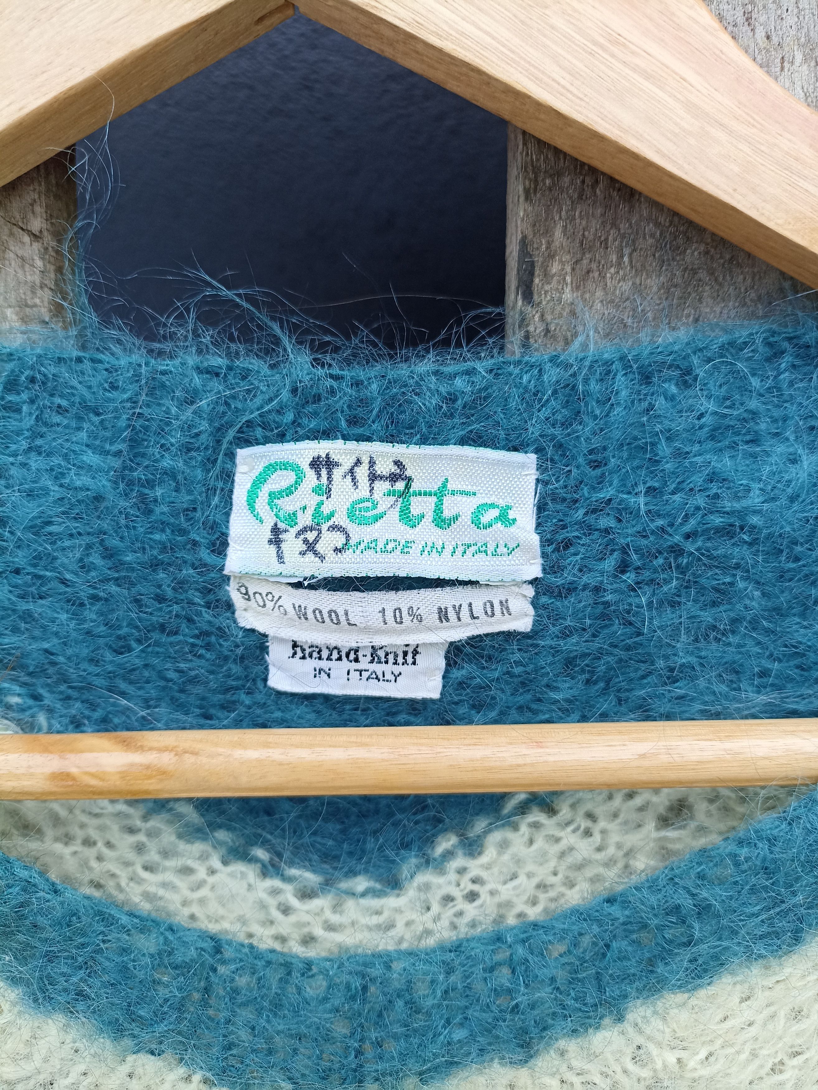 Designer × Japanese Brand × Vintage Vintage Rietta Hand Knit Mohair Sleeveless Size M / US 6-8 / IT 42-44 - 5 Thumbnail