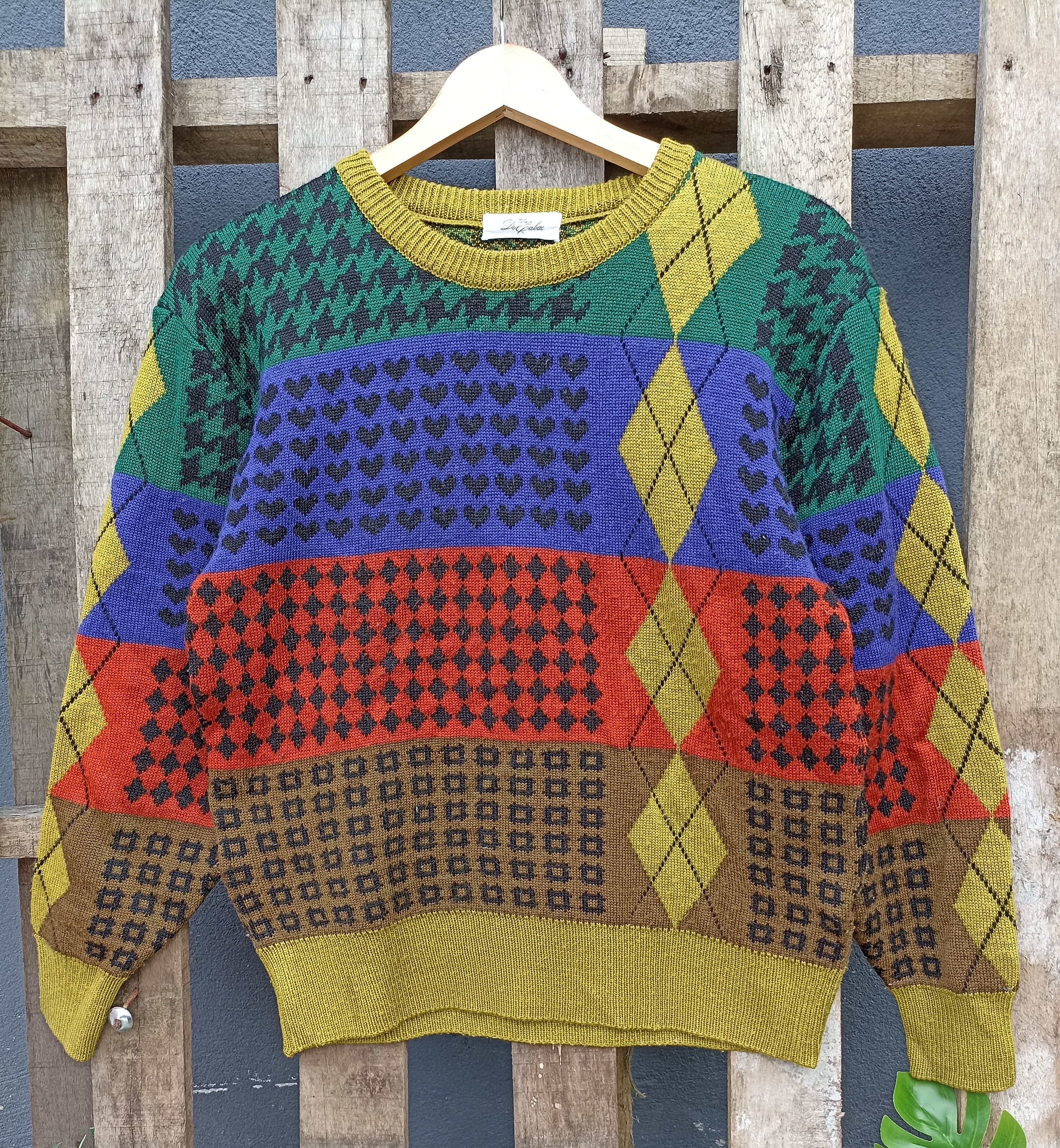 Japanese Brand × Other Japan brand colorfull sweater Size US S / EU 44-46 / 1 - 1 Thumbnail