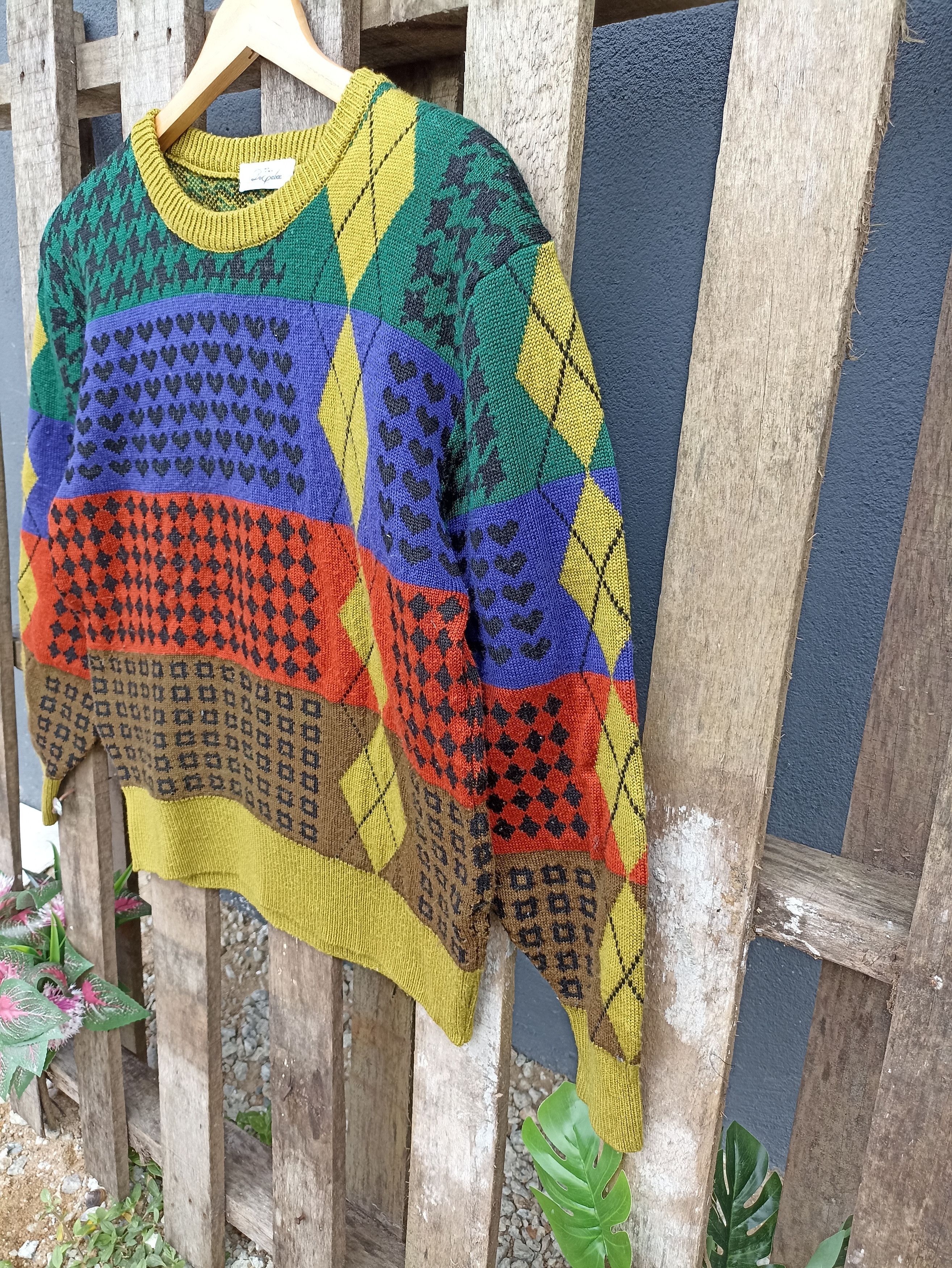 Japanese Brand × Other Japan brand colorfull sweater Size US S / EU 44-46 / 1 - 2 Thumbnail