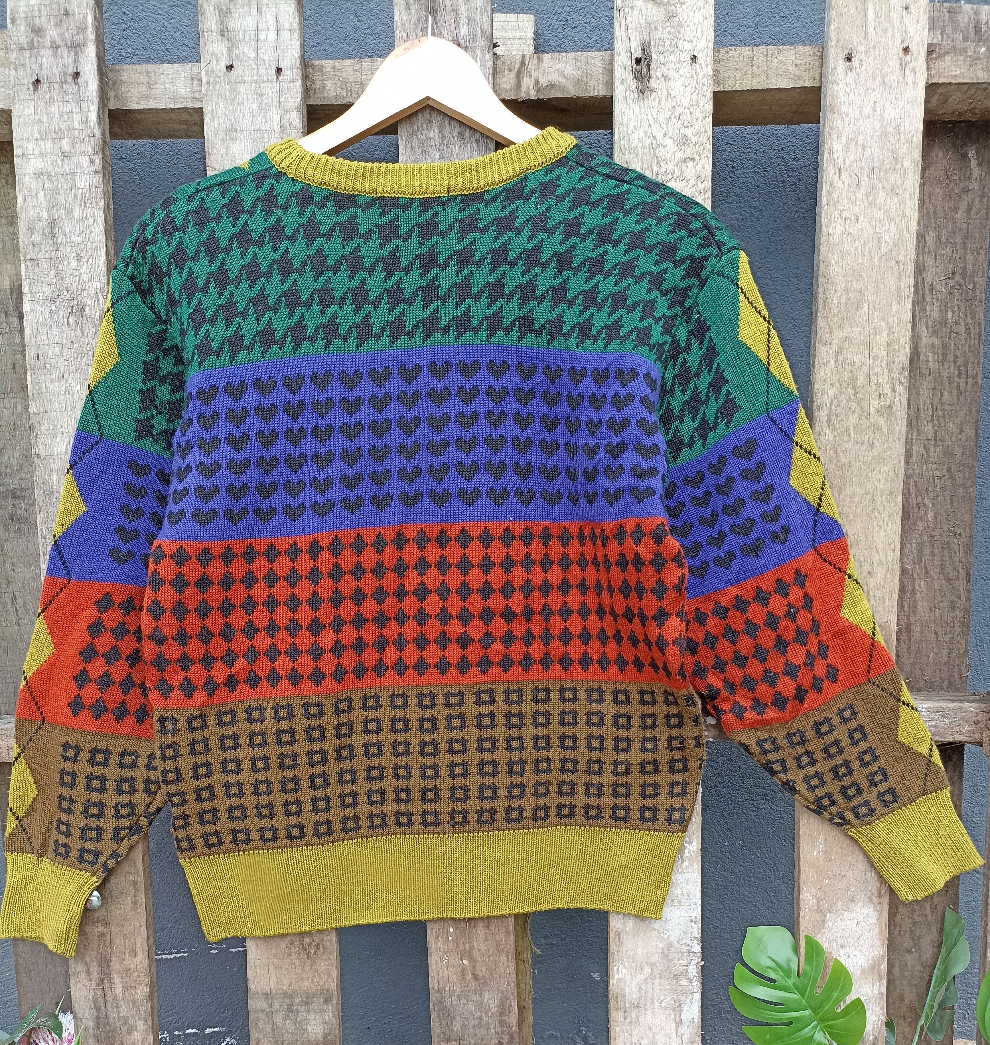 Japanese Brand × Other Japan brand colorfull sweater Size US S / EU 44-46 / 1 - 6 Thumbnail