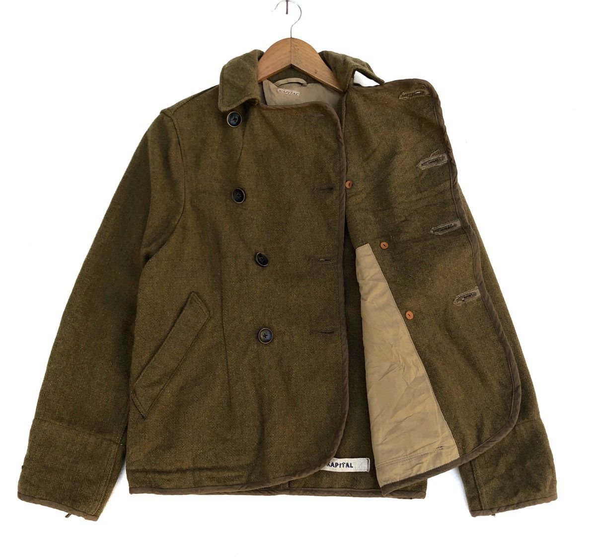 Kapital 🔥KAPITAL Double Breasted Button Wool Jacket Size US S / EU 44-46 / 1 - 11 Thumbnail