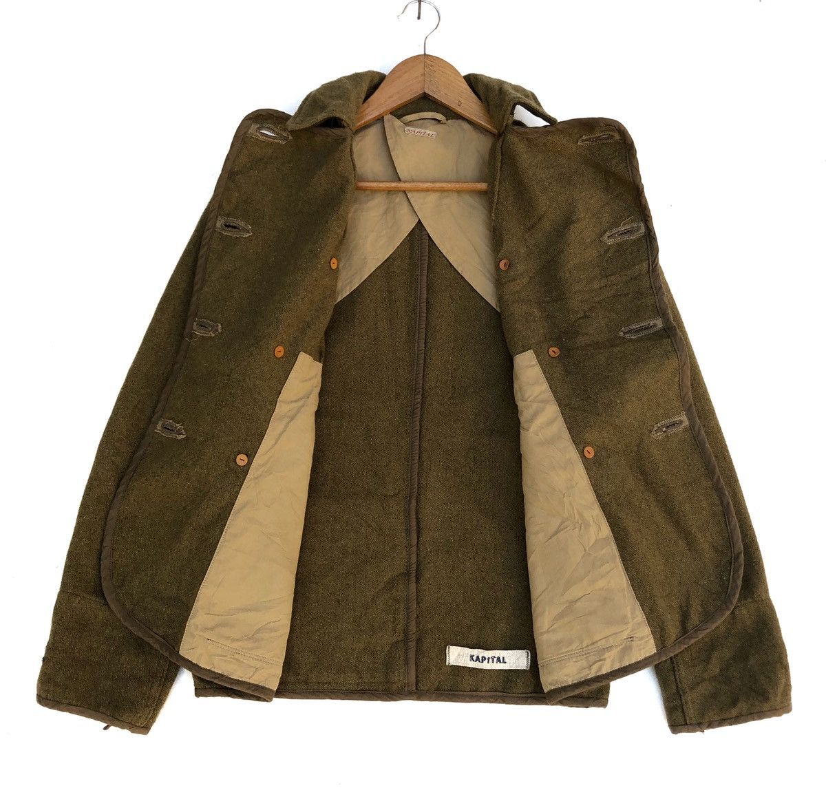 Kapital 🔥KAPITAL Double Breasted Button Wool Jacket Size US S / EU 44-46 / 1 - 12 Thumbnail