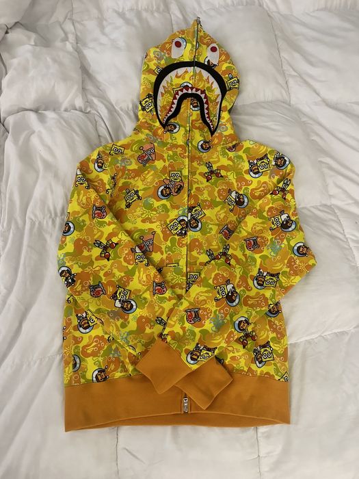 Spongebob store hoodie bape