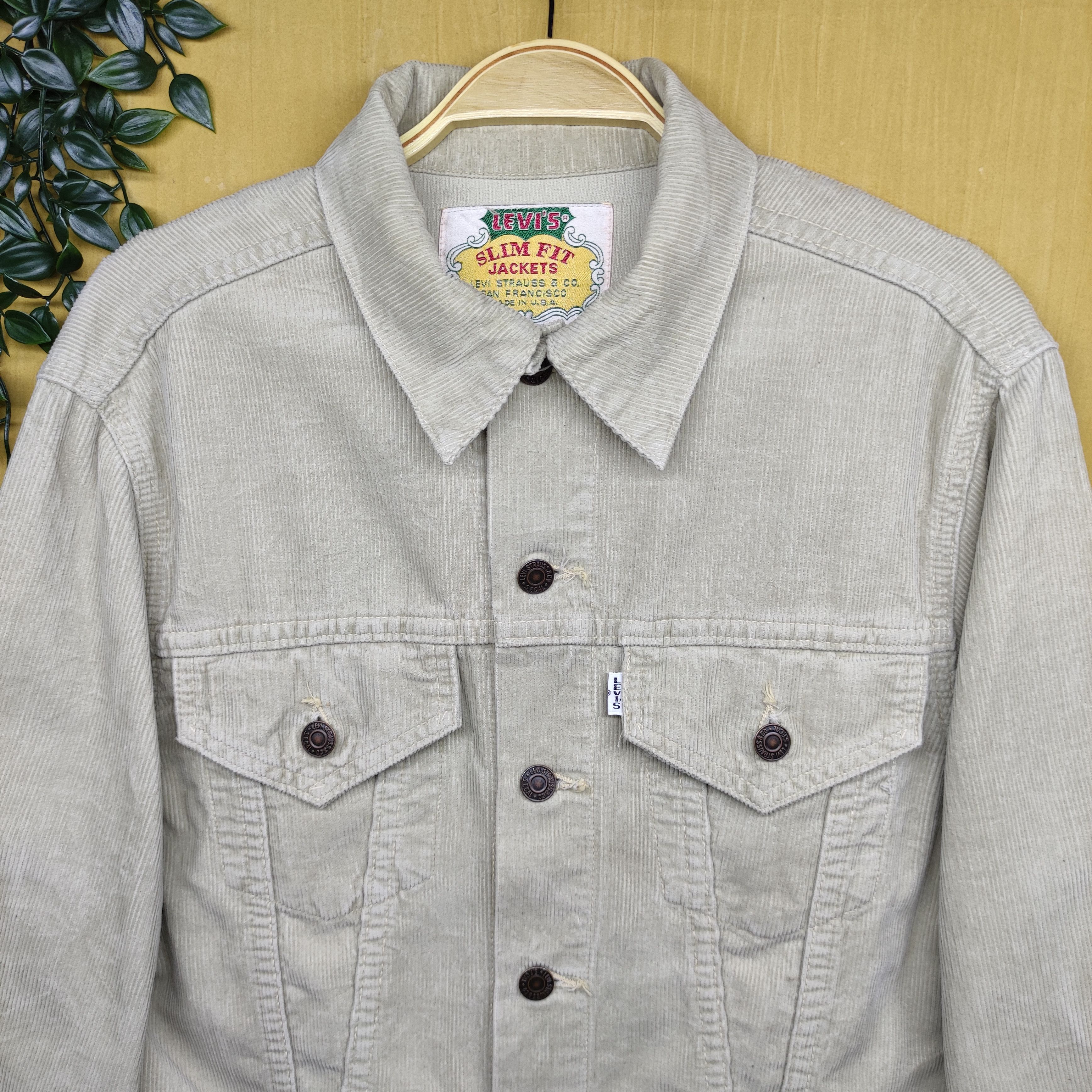 Levi's Vintage 60’s LEVI’S Big E SlimFit Trucker corduroy Size US M / EU 48-50 / 2 - 10 Thumbnail