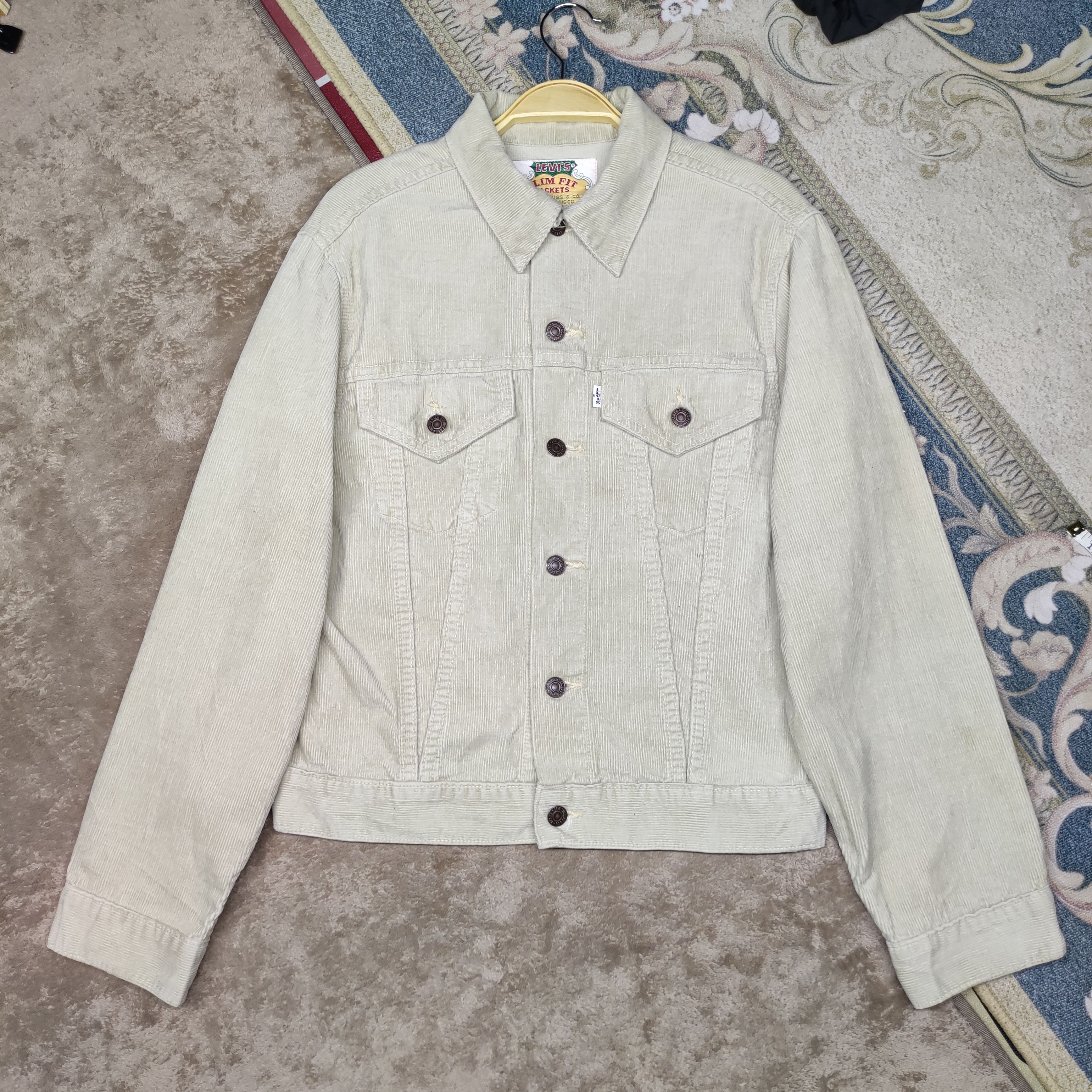 Levi's Vintage 60’s LEVI’S Big E SlimFit Trucker corduroy Size US M / EU 48-50 / 2 - 3 Thumbnail