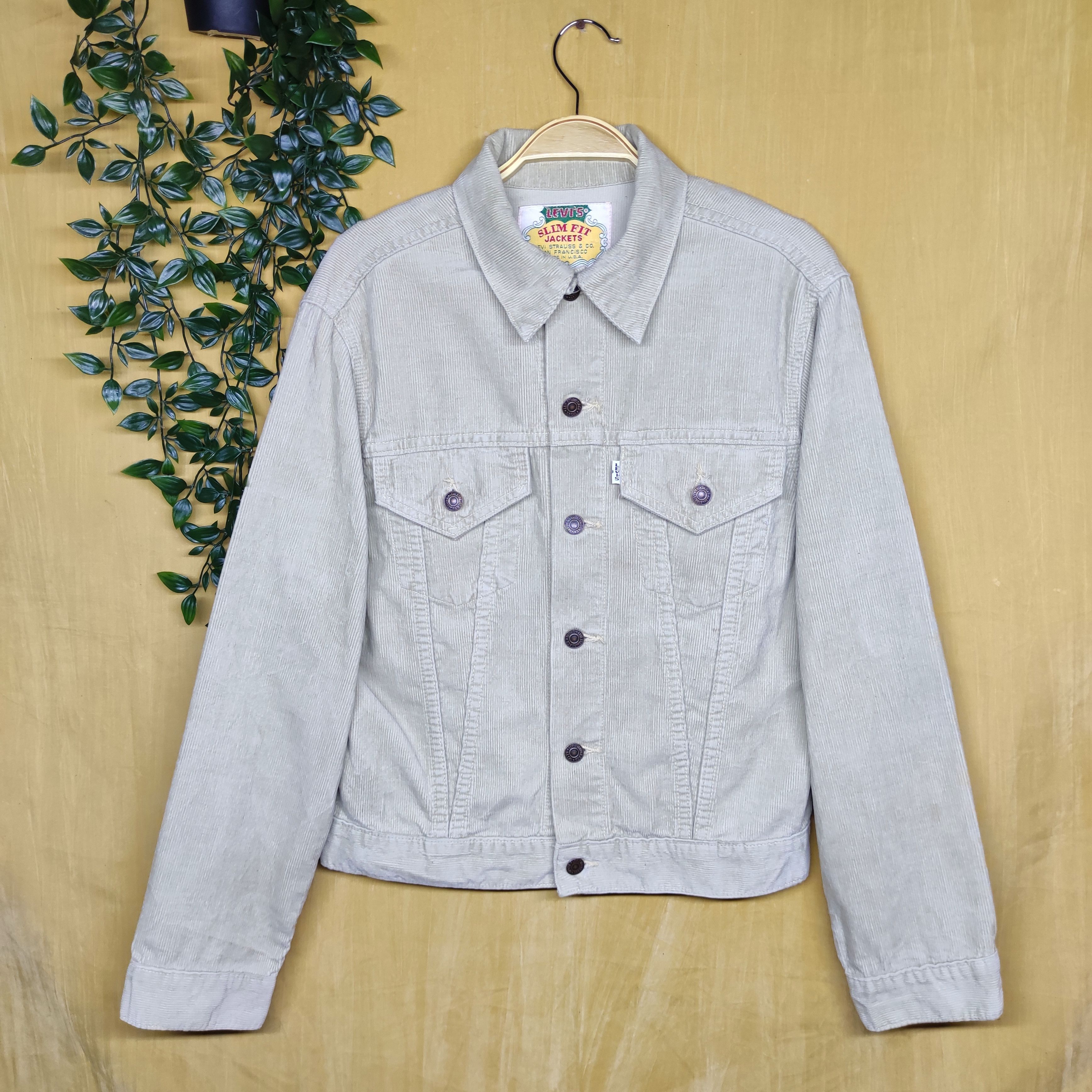 Levi's Vintage 60’s LEVI’S Big E SlimFit Trucker corduroy Size US M / EU 48-50 / 2 - 1 Thumbnail