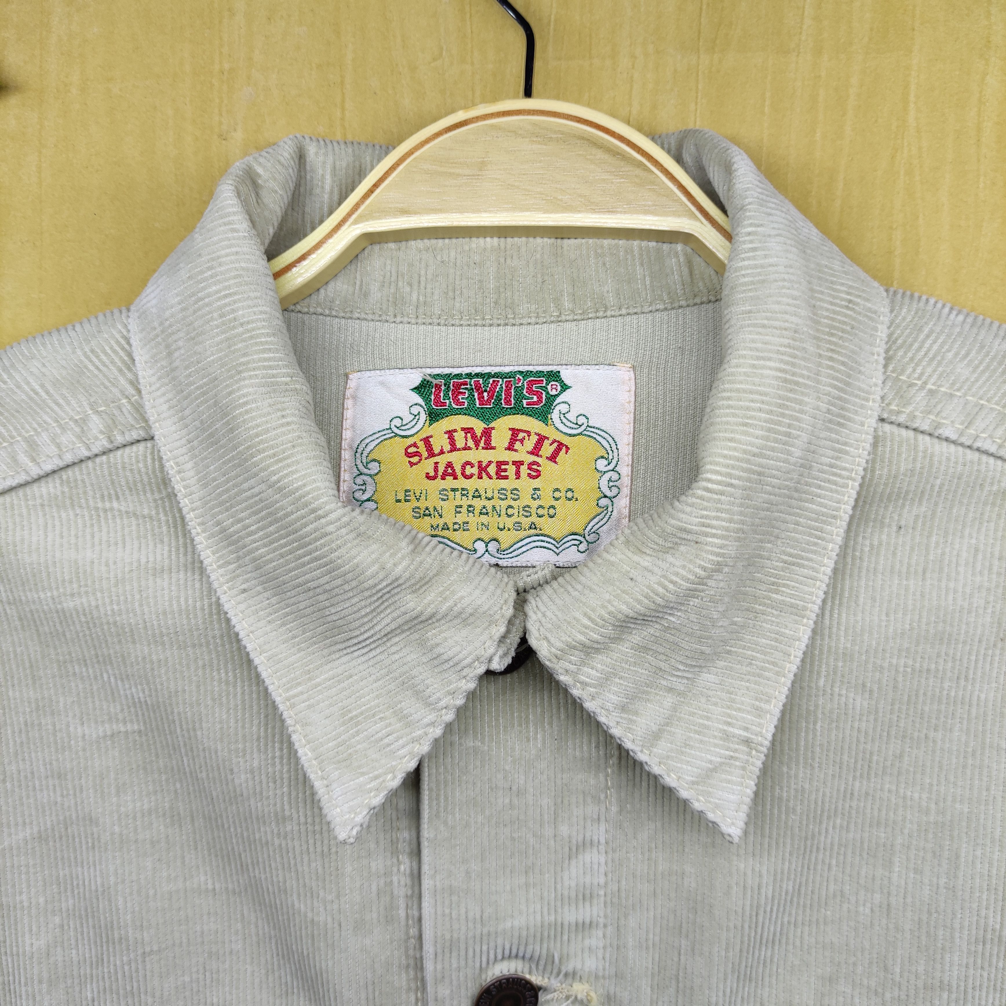 Levi's Vintage 60’s LEVI’S Big E SlimFit Trucker corduroy Size US M / EU 48-50 / 2 - 7 Thumbnail