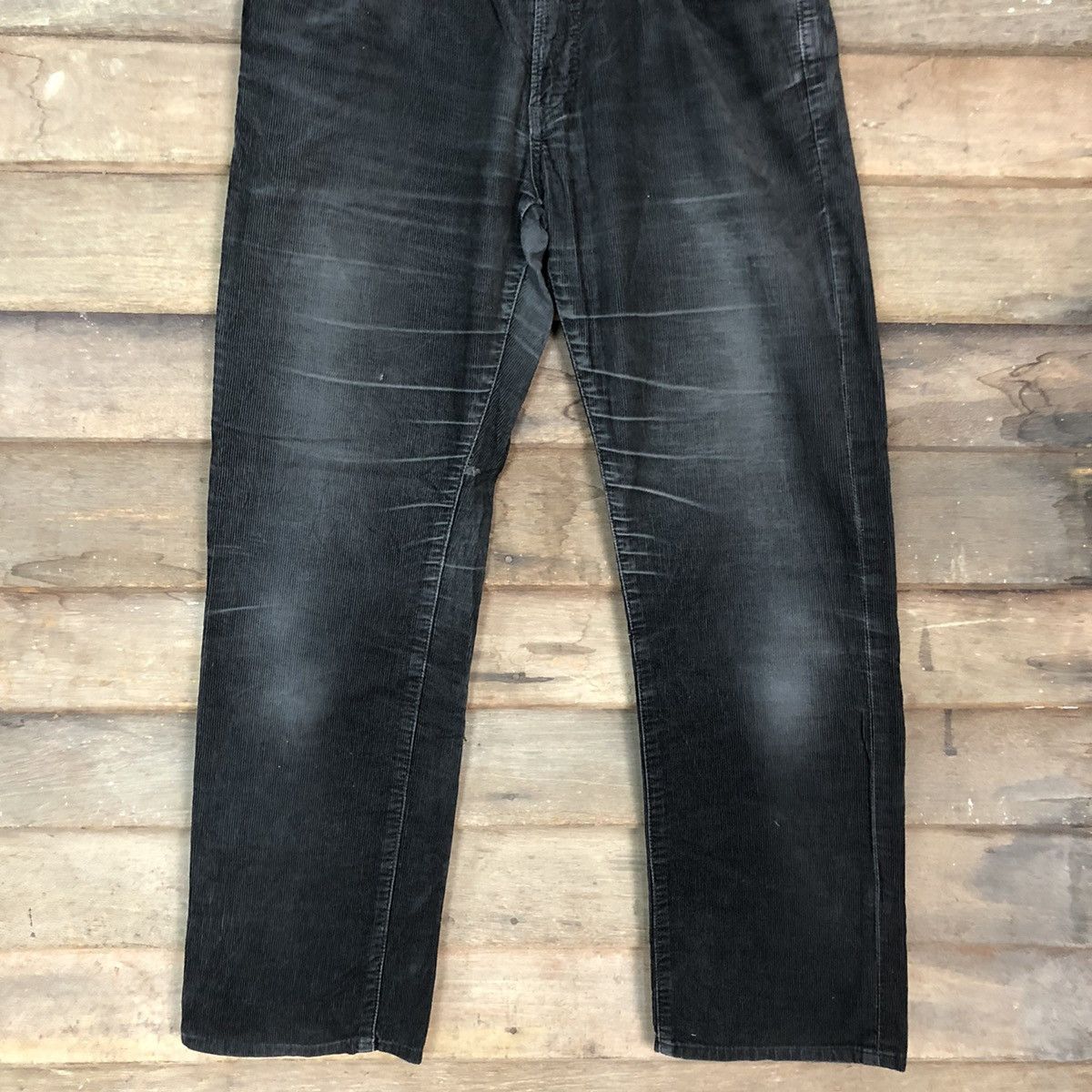 Uniqlo Uniqlo Corduroy vintage Black Denim Pants #c949 Size US 32 / EU 48 - 3 Thumbnail