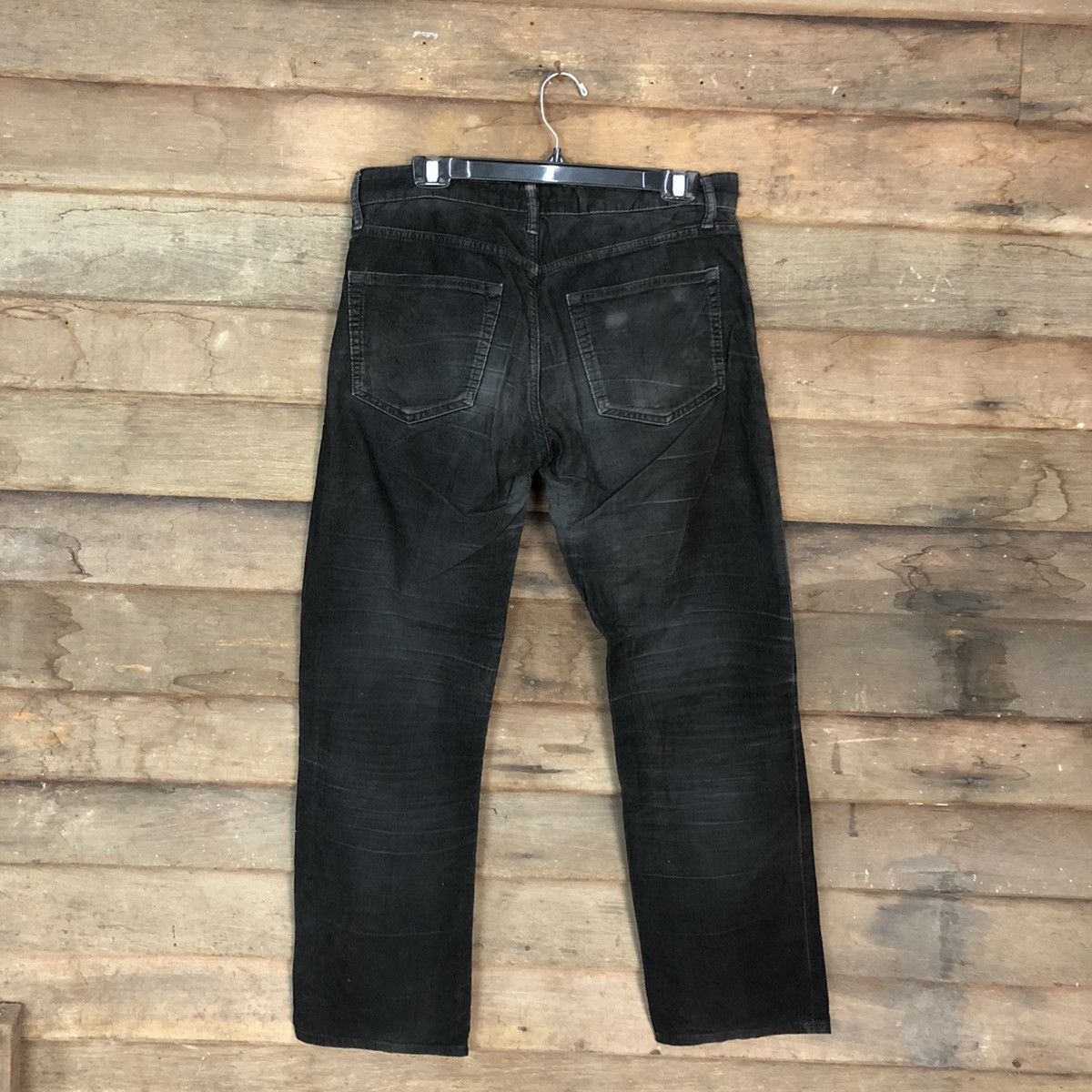 Uniqlo Uniqlo Corduroy vintage Black Denim Pants #c949 Size US 32 / EU 48 - 7 Thumbnail