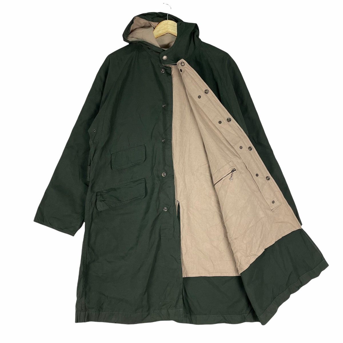 Needles 🌟NEEDLES Parka Hoodie Fishtail Button Light Jacket Size US S / EU 44-46 / 1 - 2 Thumbnail