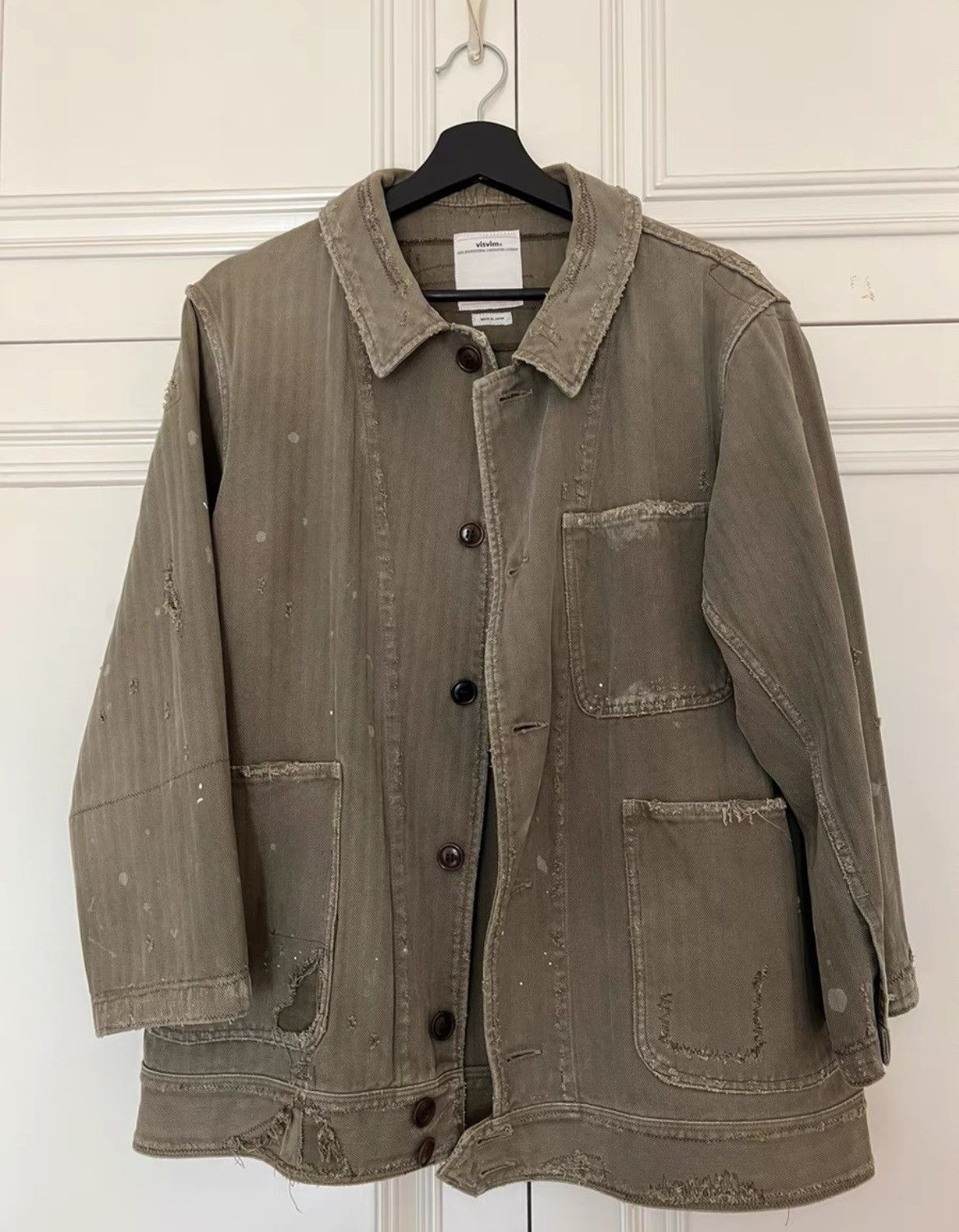 Visvim visvim 18ss benny jkt crash Olive | Grailed