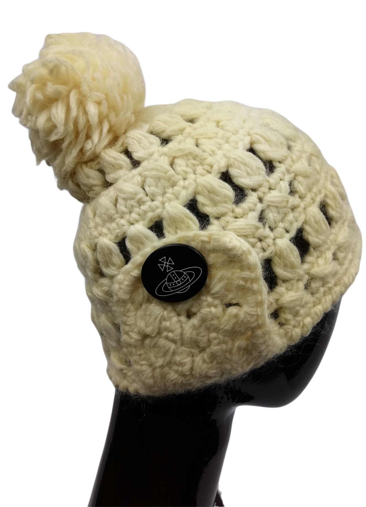 Vivienne Westwood 🔥GRAIL Vivienne Westwood Knitted Wool Hat Orb Logo Design Size ONE SIZE - 12 Thumbnail