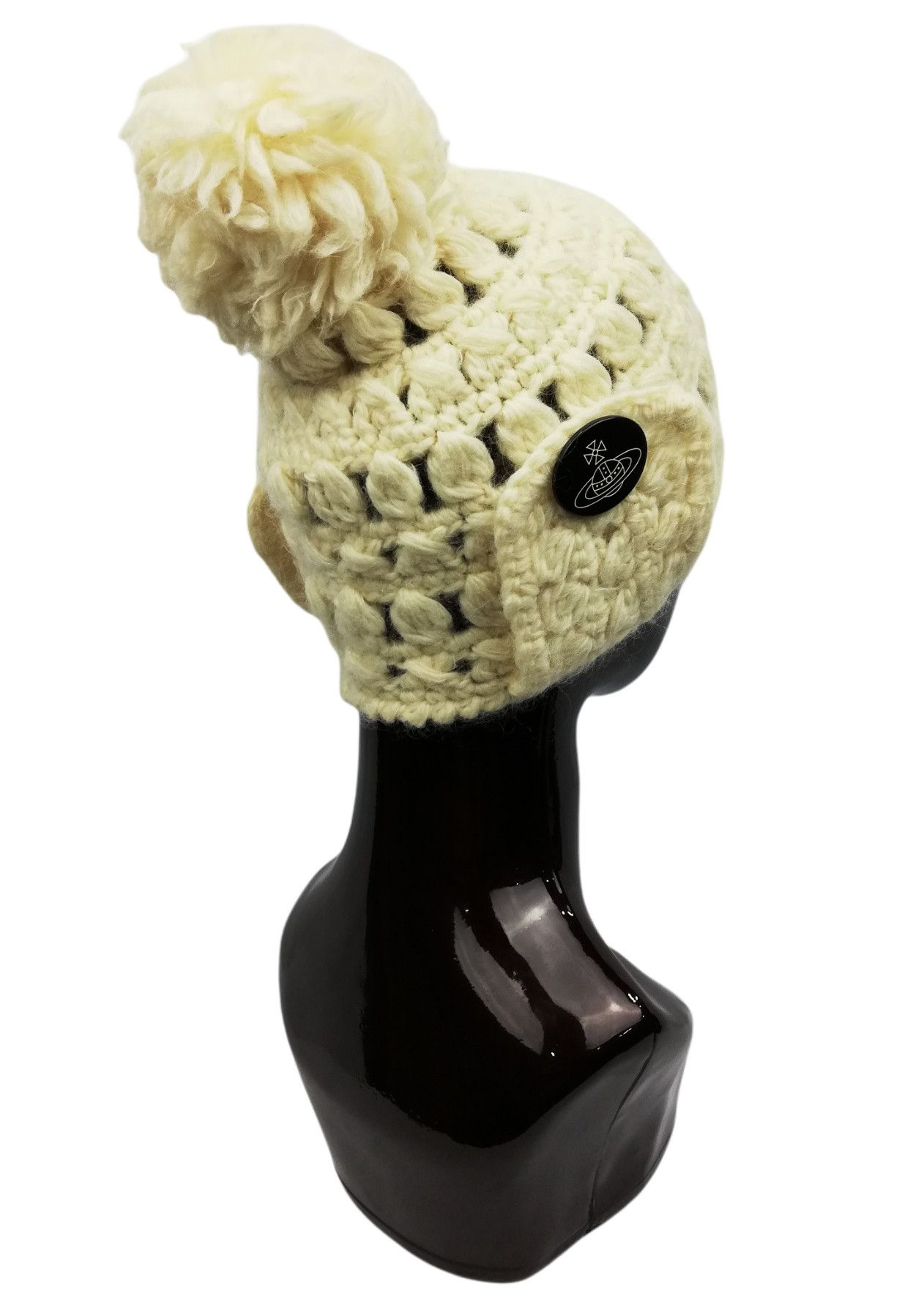 Vivienne Westwood 🔥GRAIL Vivienne Westwood Knitted Wool Hat Orb Logo Design Size ONE SIZE - 6 Thumbnail