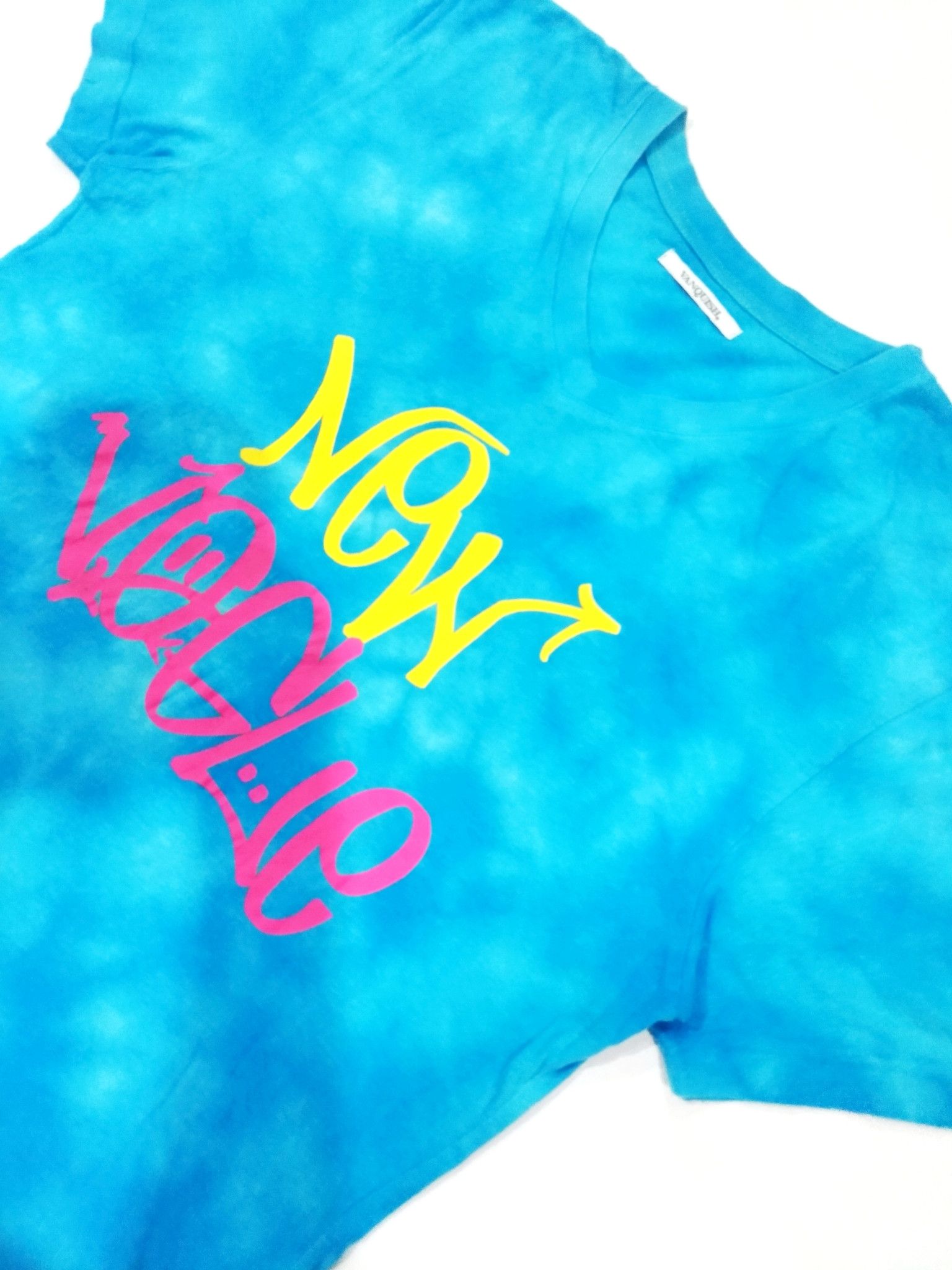 Japanese Brand × Vanquish VERY RARE! VANQUISH "NEW VOGUE" NEON TIE DYE T-SHIRT Size US L / EU 52-54 / 3 - 4 Thumbnail