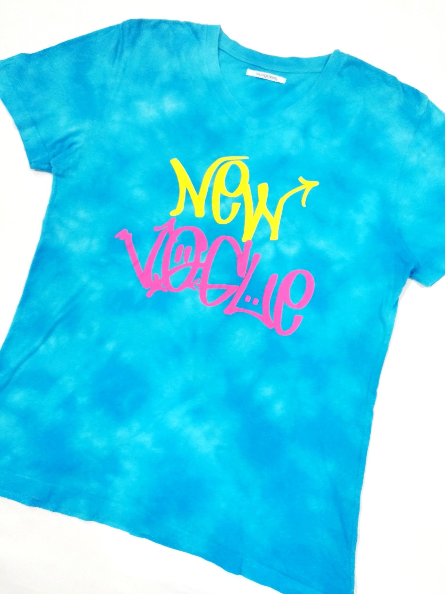 Japanese Brand × Vanquish VERY RARE! VANQUISH "NEW VOGUE" NEON TIE DYE T-SHIRT Size US L / EU 52-54 / 3 - 2 Thumbnail