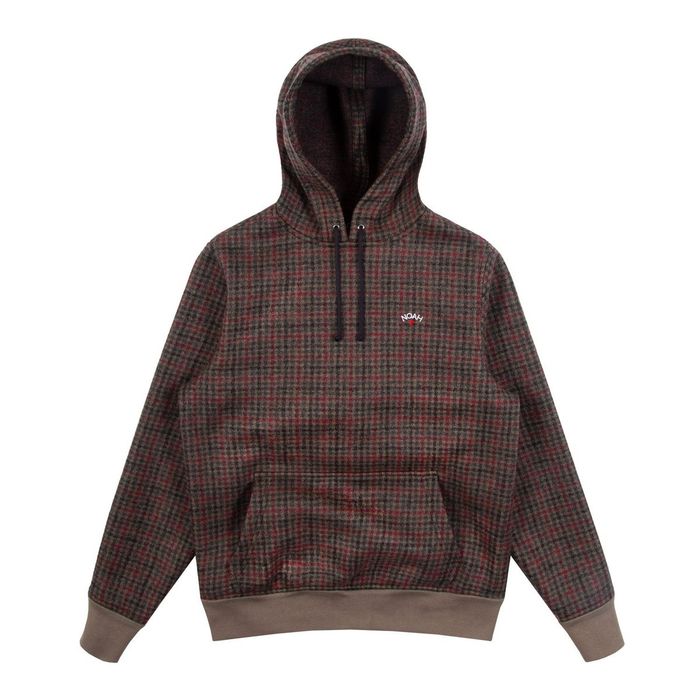 Noah wool store check hoodie