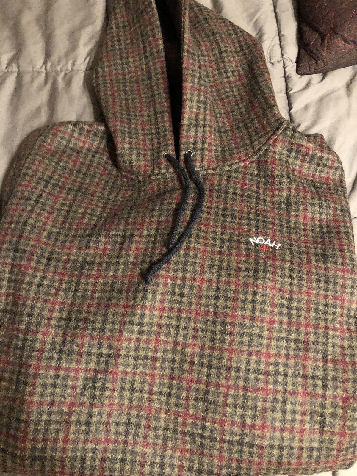 Noah Noah NY Country Check Hoodie Size US XL / EU 56 / 4 - 6 Thumbnail