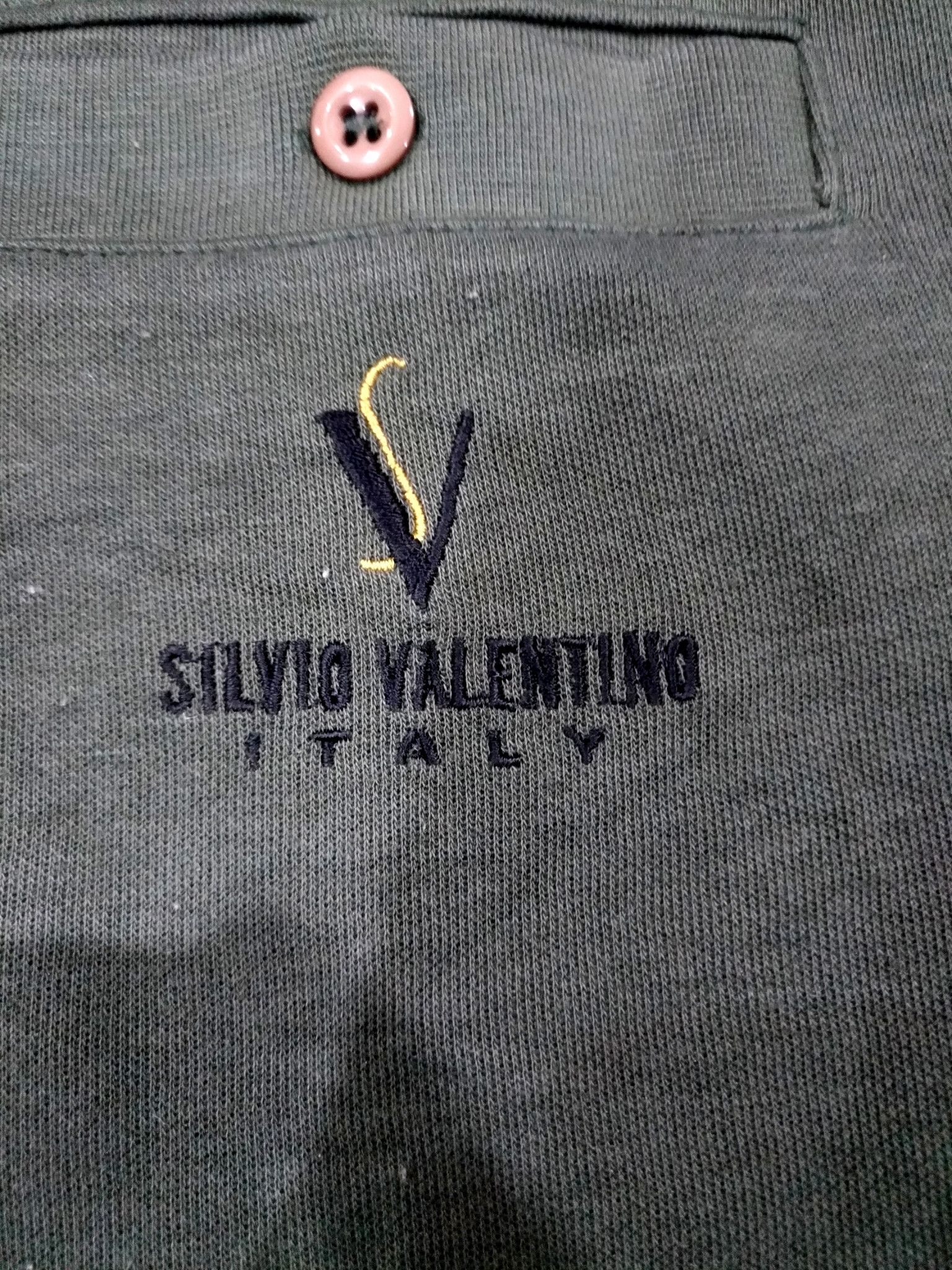 Designer × Valentino RARE! VTG SILVIO VALENTINO LOGO SPELL OUT PULLOVER Size US M / EU 48-50 / 2 - 4 Thumbnail