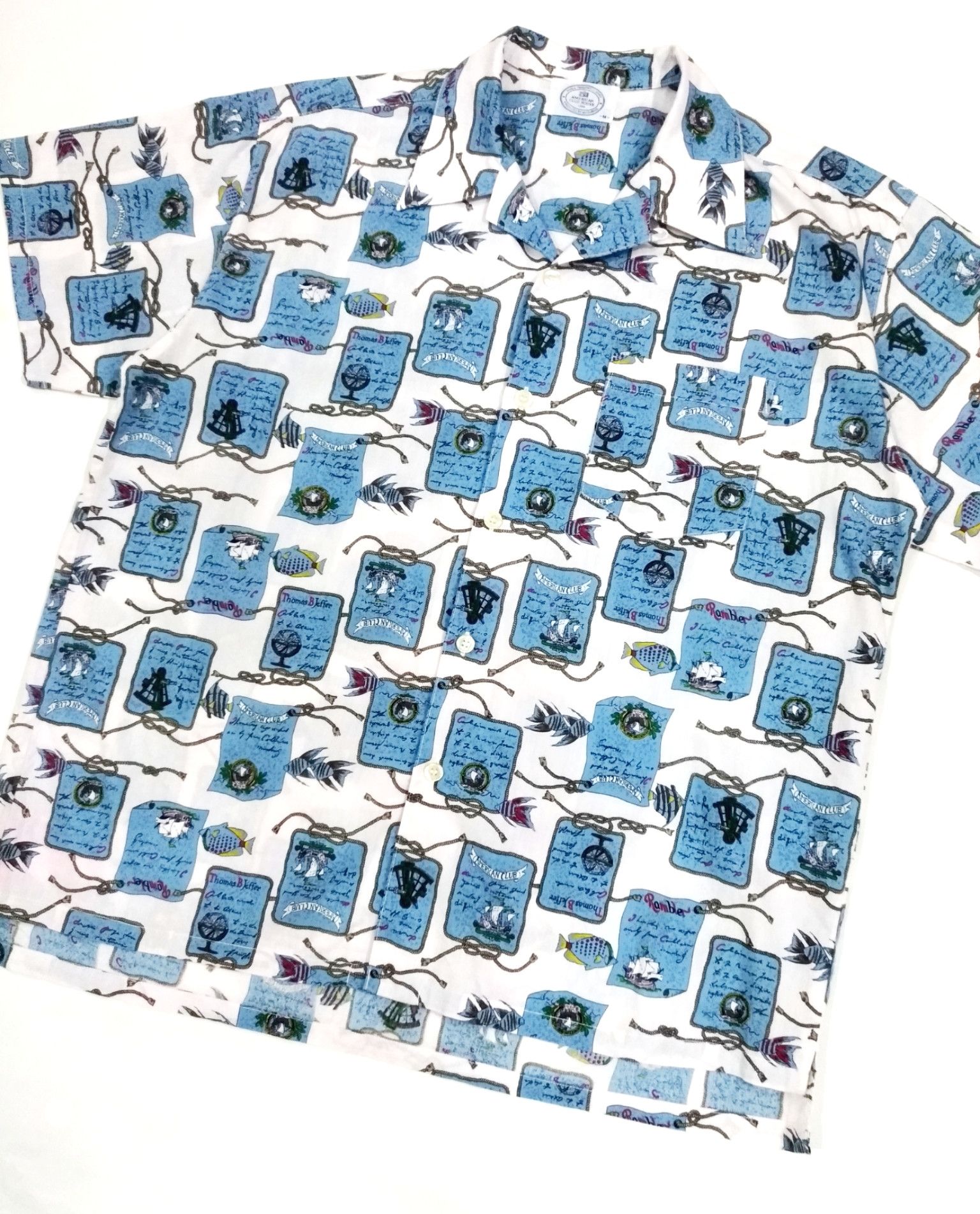 Japanese Brand RARE! VTG AMERICAN CLUB HOUSE by MITSUMINE HAWAII SHIRT Size US L / EU 52-54 / 3 - 3 Thumbnail