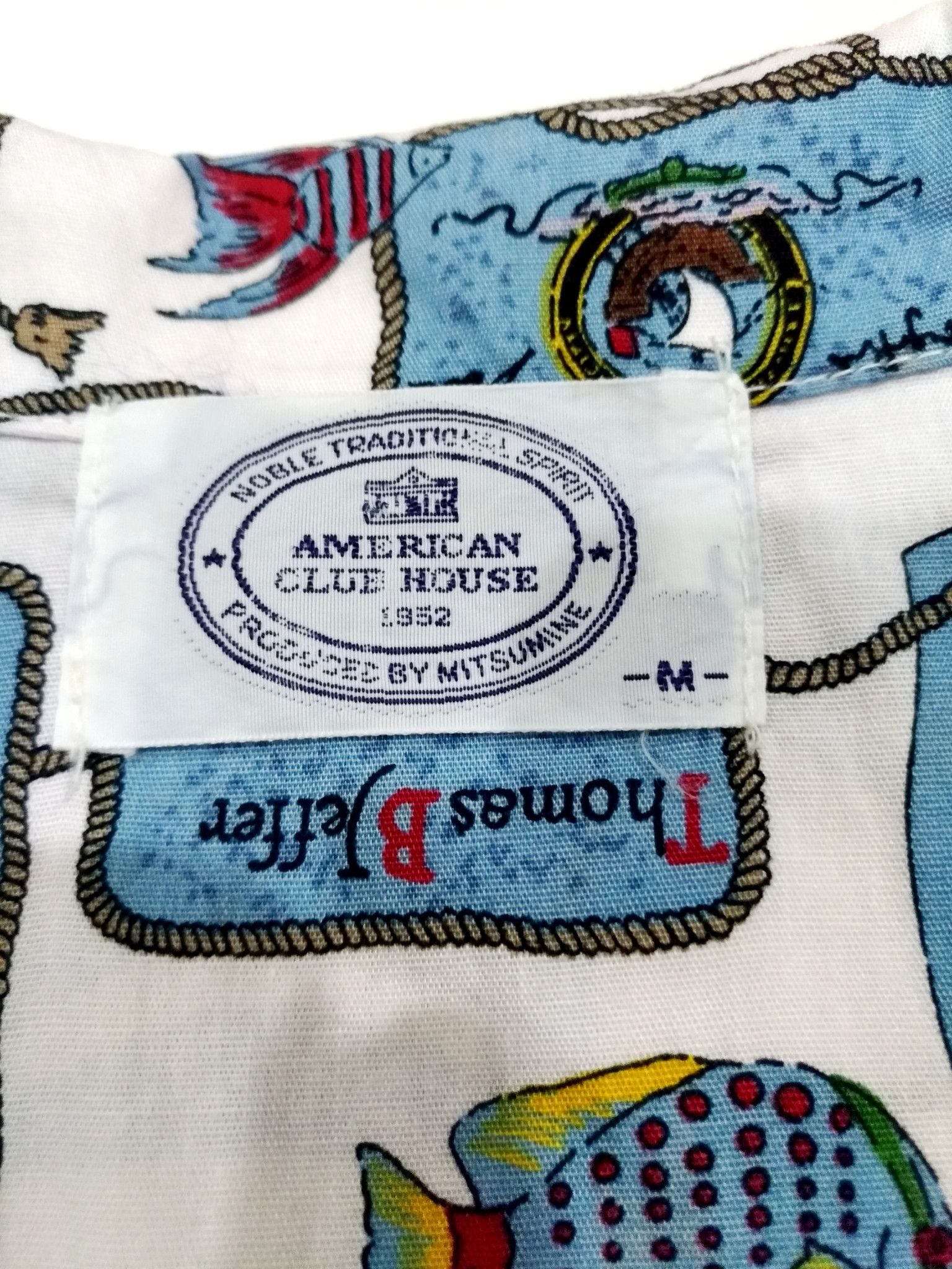 Japanese Brand RARE! VTG AMERICAN CLUB HOUSE by MITSUMINE HAWAII SHIRT Size US L / EU 52-54 / 3 - 6 Thumbnail