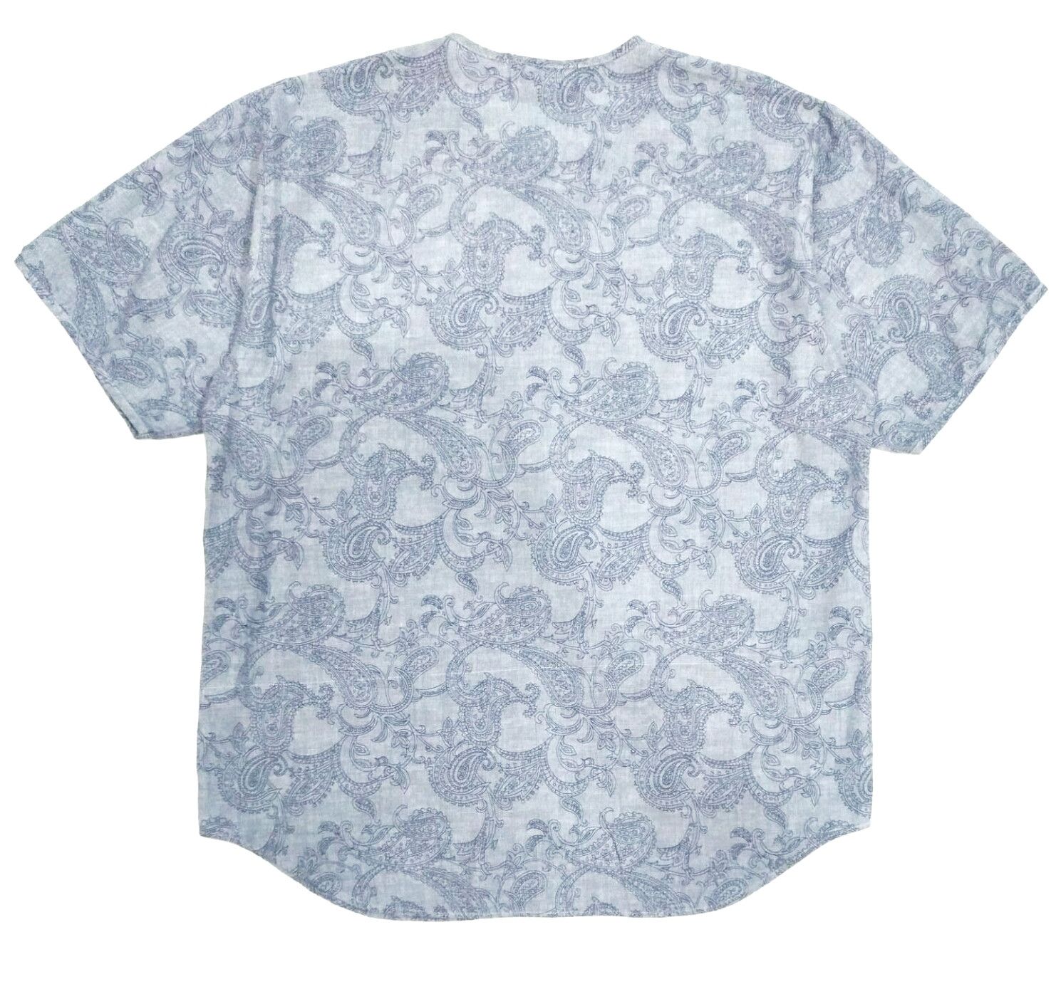 Designer RARE! VTG BRITISH TERN PAISLEY JERSEY BUTTON UP SHIRT Size US M / EU 48-50 / 2 - 2 Thumbnail