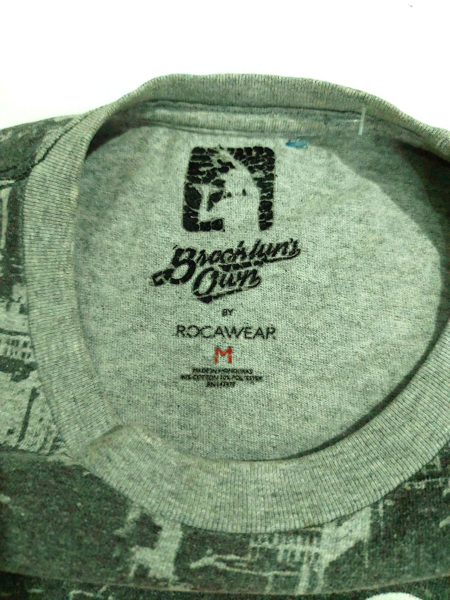 Jay-Z × Rocawear RARE! VTG BROOKLYN'S OWN by ROCAWEAR JAY Z FULL PRINT TEE Size US M / EU 48-50 / 2 - 6 Thumbnail