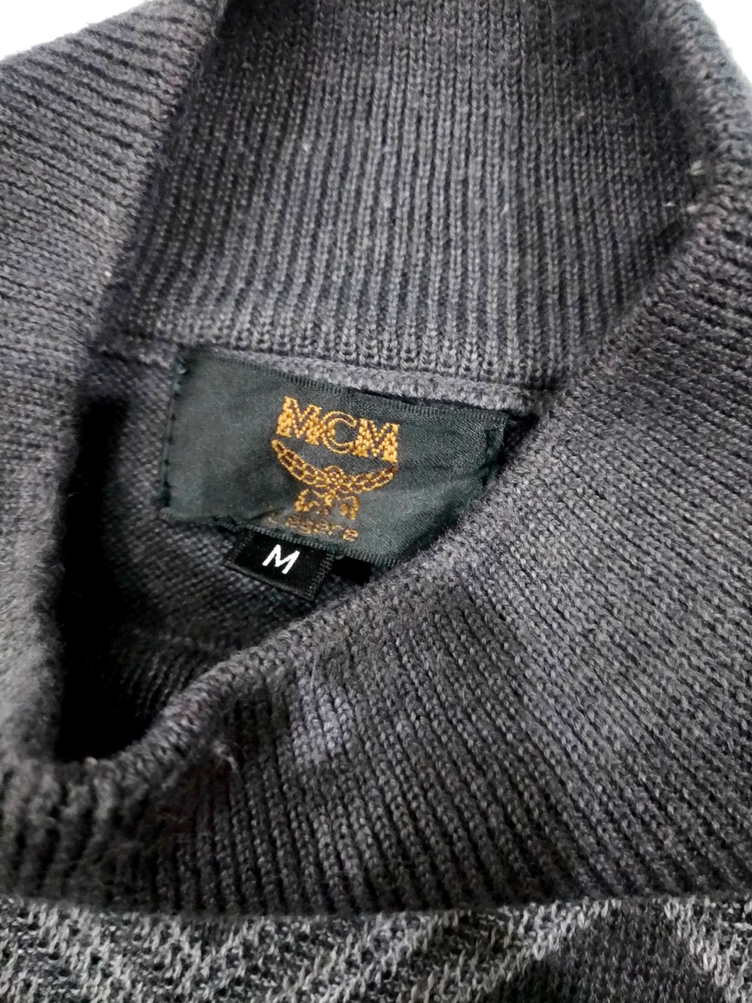 Designer × MCM RARE! VTG MCM LEGERE DIAMOND ARGYLE TURTLENECK Size US M / EU 48-50 / 2 - 6 Thumbnail