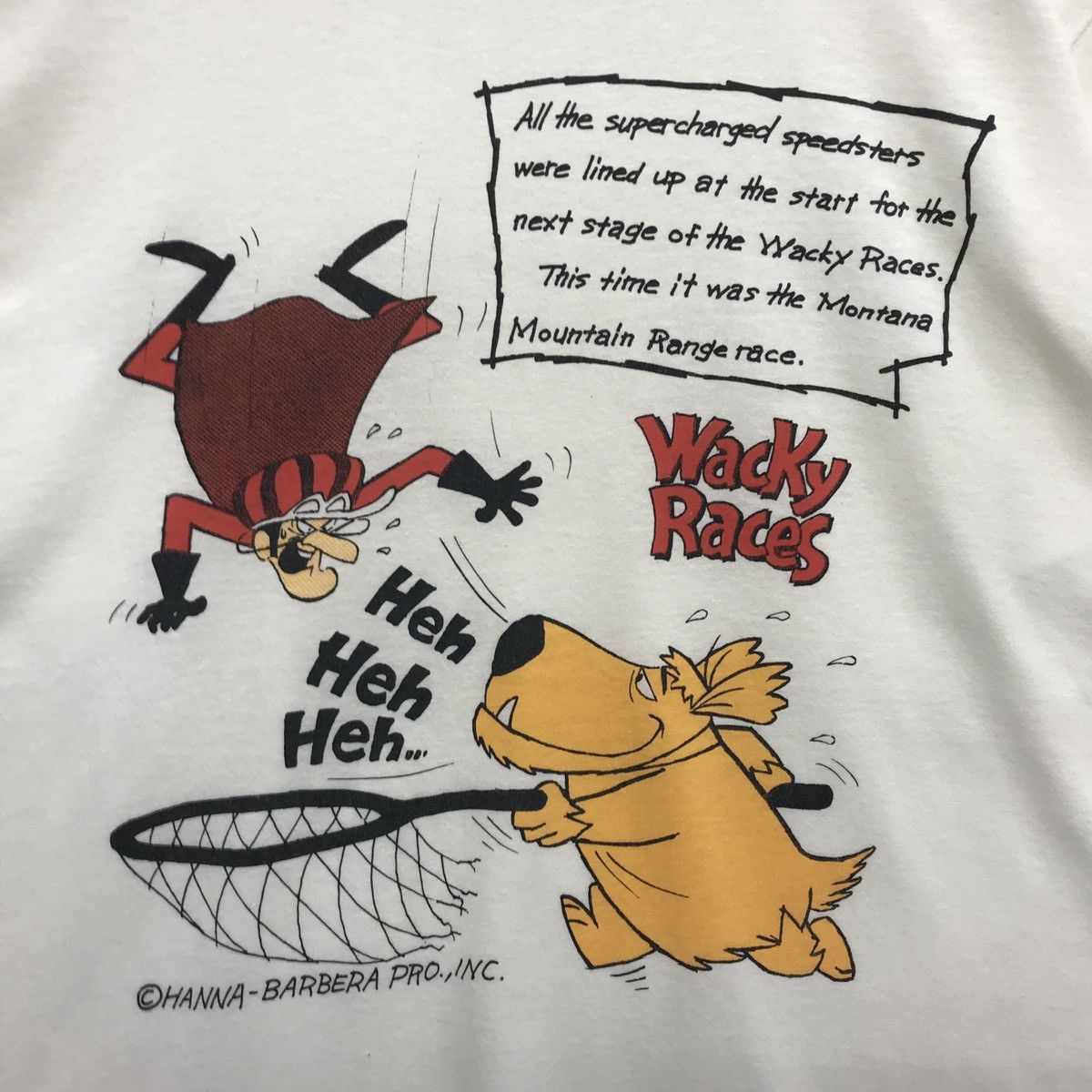 Cartoon Network × Vintage *Vintage WACKY RACER HANNA-BARBERA 90s Movies Size US L / EU 52-54 / 3 - 4 Thumbnail