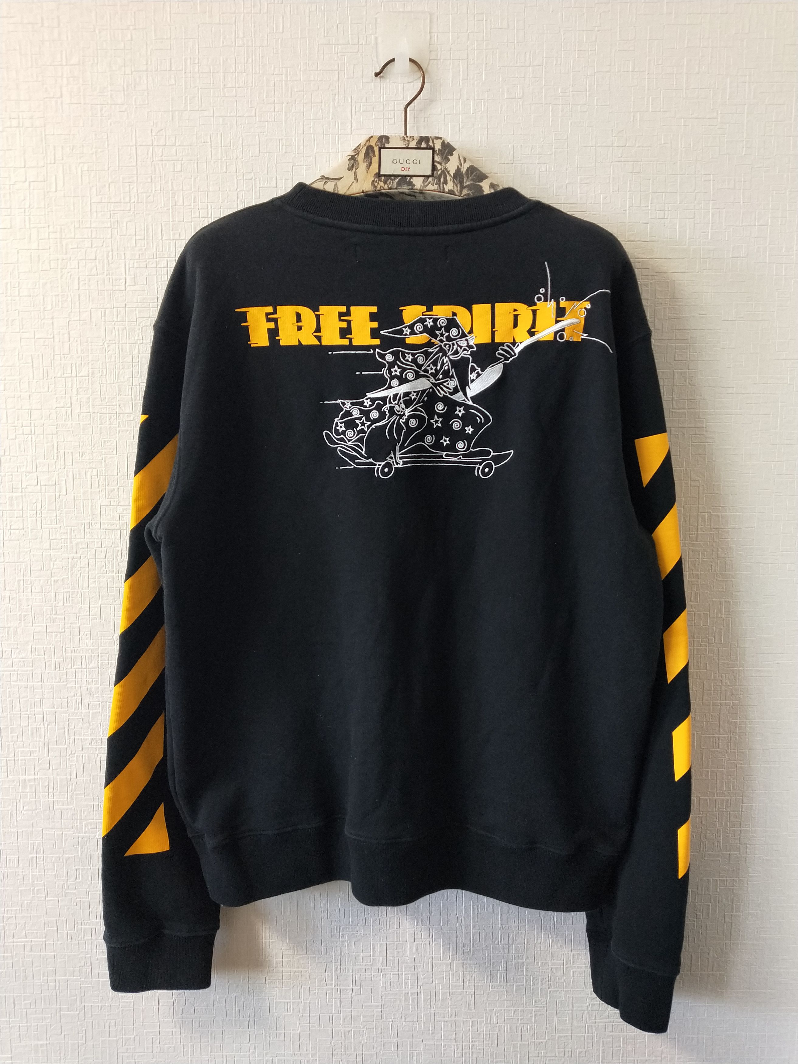 image of Off White 'free Spirit' Sweatshirt in Black, Men's (Size XL)