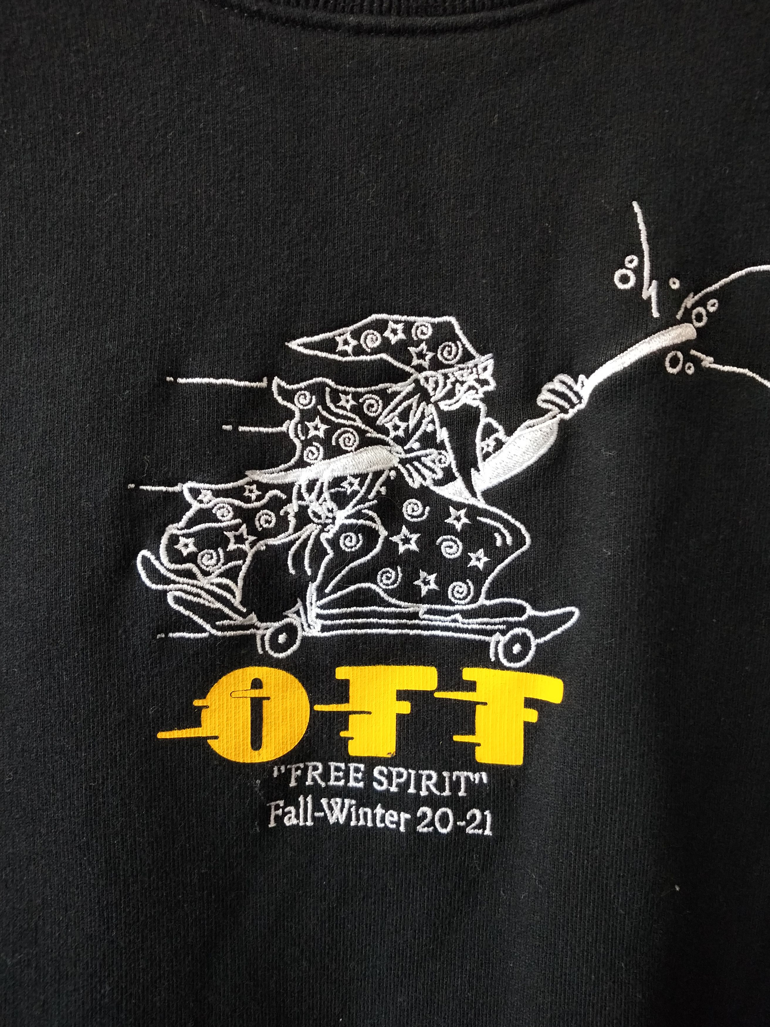Off-White 'Free Spirit' Sweatshirt Size US XL / EU 56 / 4 - 3 Thumbnail