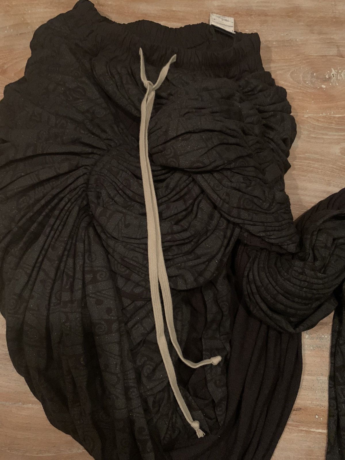 Rick Owens Draped double slit skirt EU40 Size 26" / US 2 / IT 38 - 3 Thumbnail