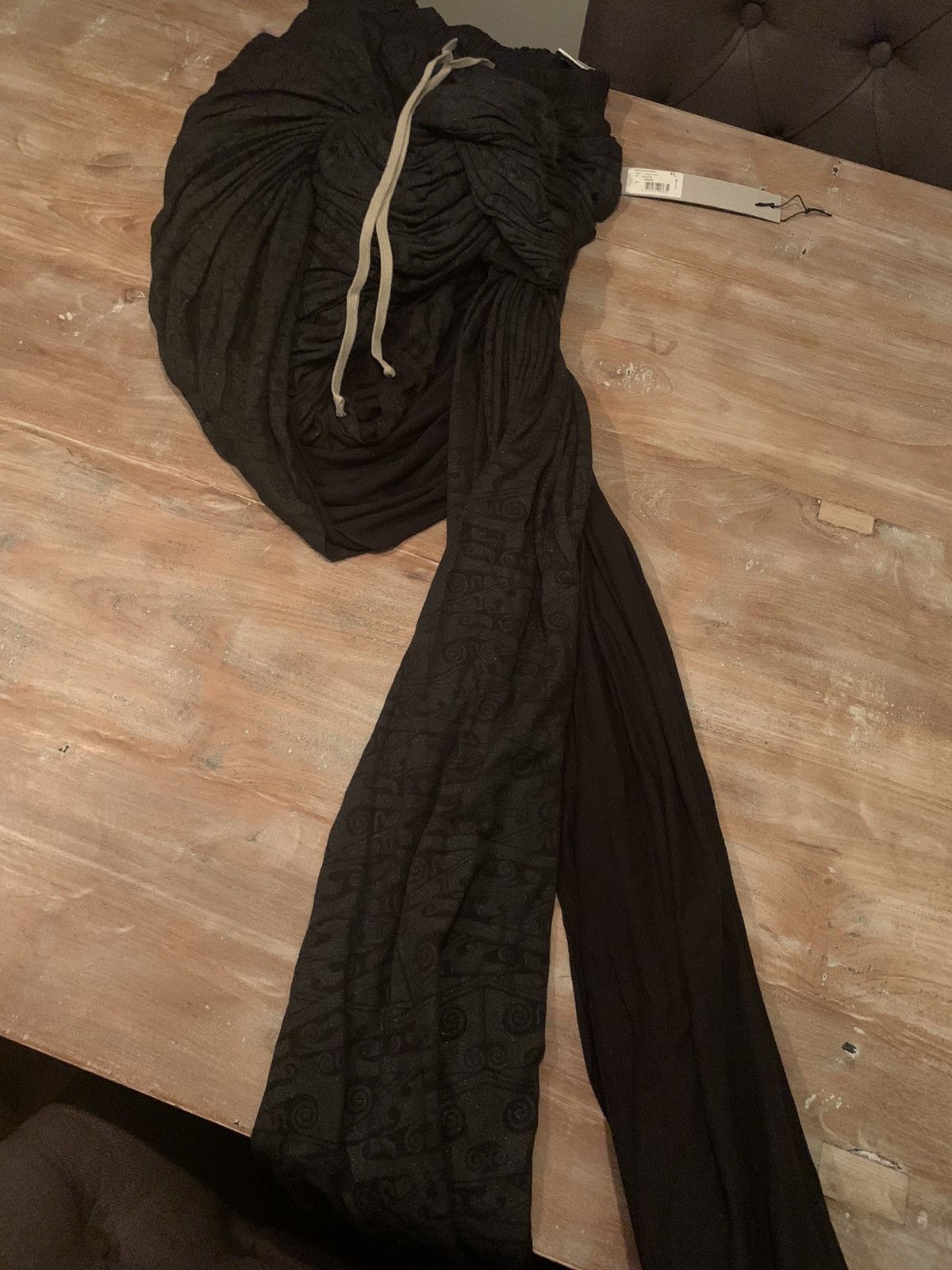 Rick Owens Draped double slit skirt EU40 Size 26" / US 2 / IT 38 - 2 Thumbnail