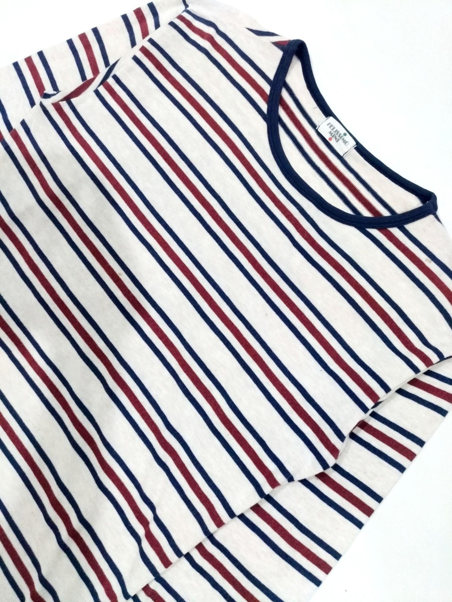 Designer × Japanese Brand RARE! FELISSIMO MINI SAILOR STRIPES L.SLEEVE T-SHIRT Size US M / EU 48-50 / 2 - 6 Thumbnail